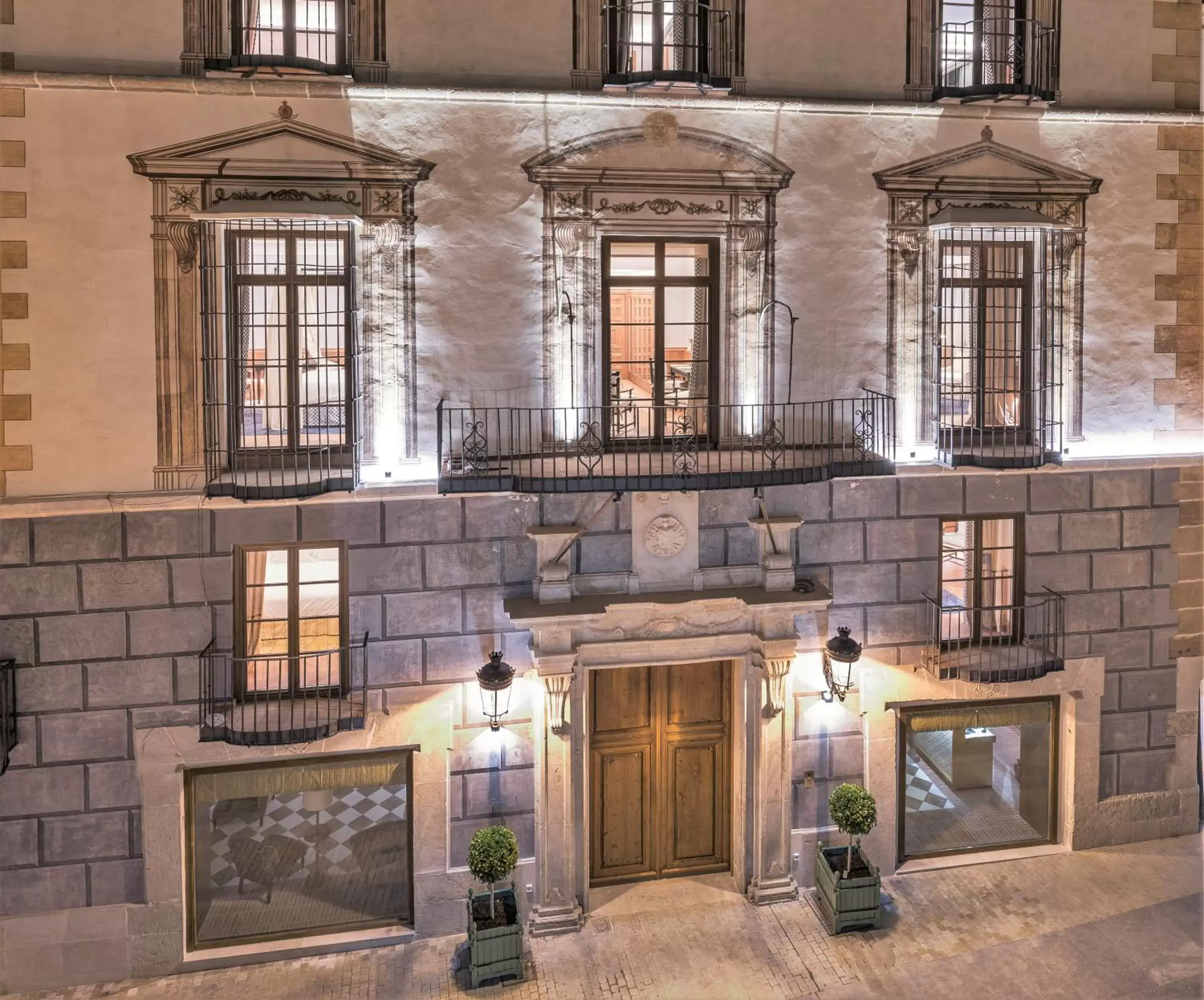 Facade/entrance in Palacio Solecio, a Small Luxury Hotel of the World