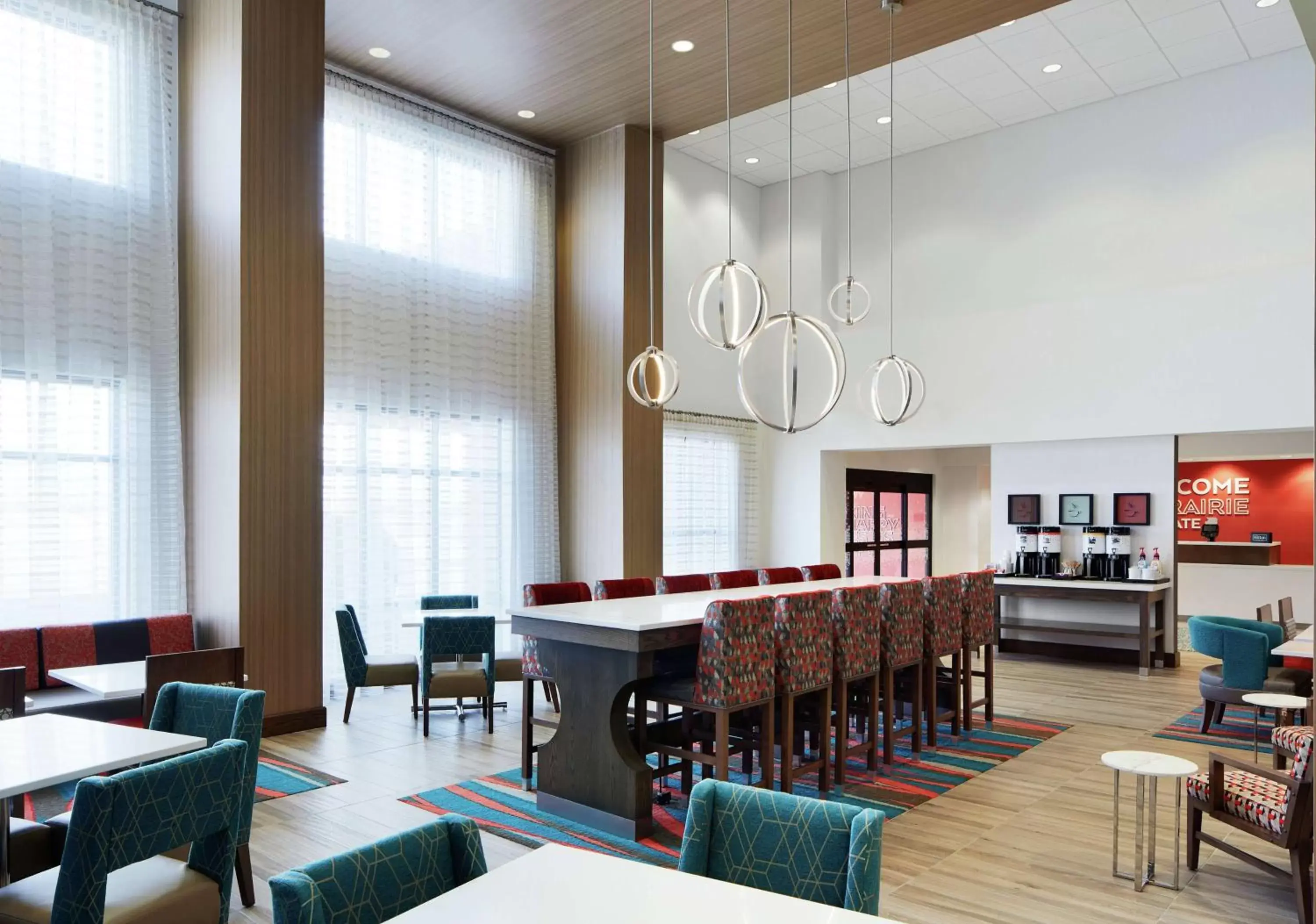 Lobby or reception in Hampton Inn & Suites Chicago/Waukegan Lobby or reception in Hampton Inn & Suites Chicago/Waukegan