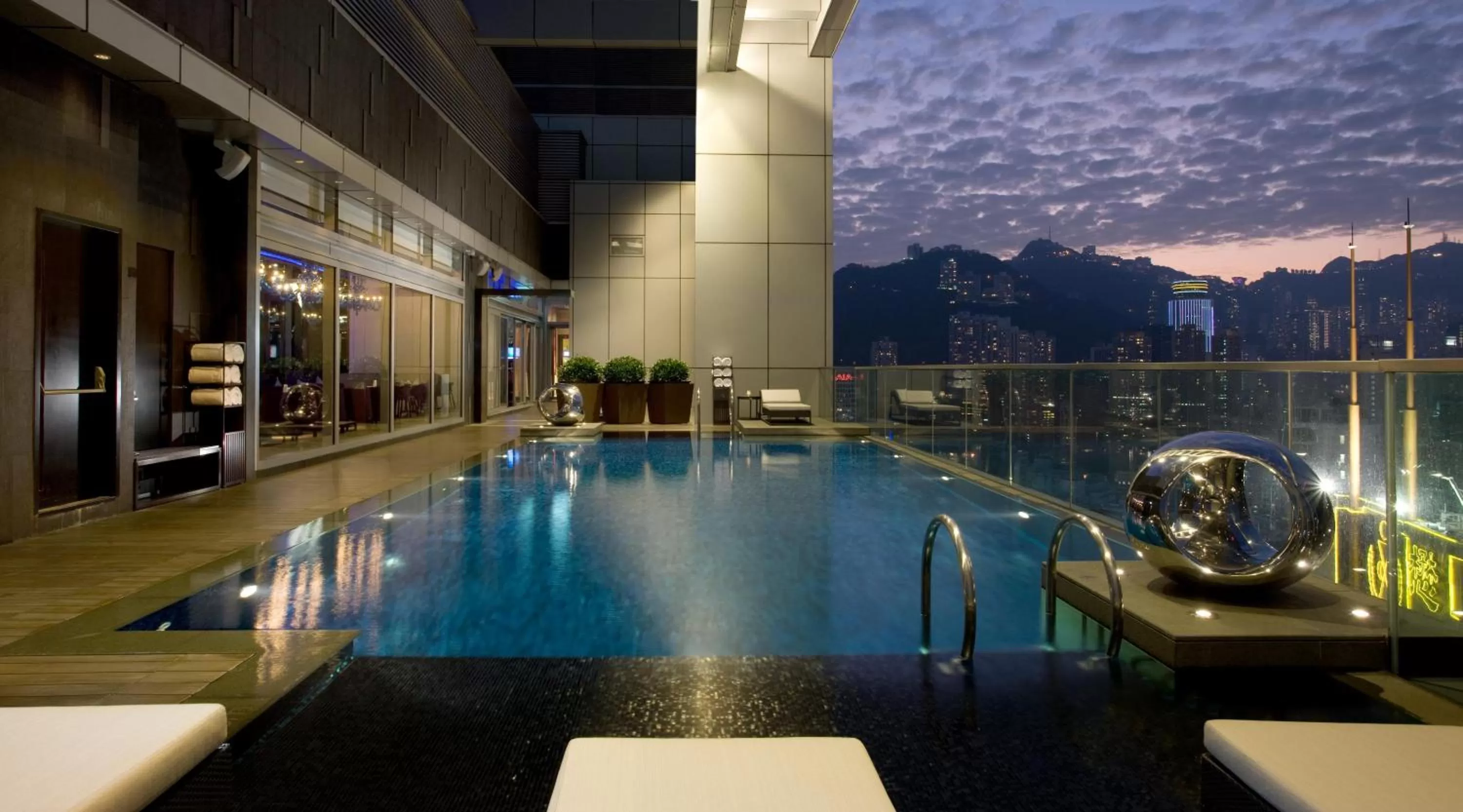 Swimming pool in Crowne Plaza Hong Kong Causeway Bay by IHG