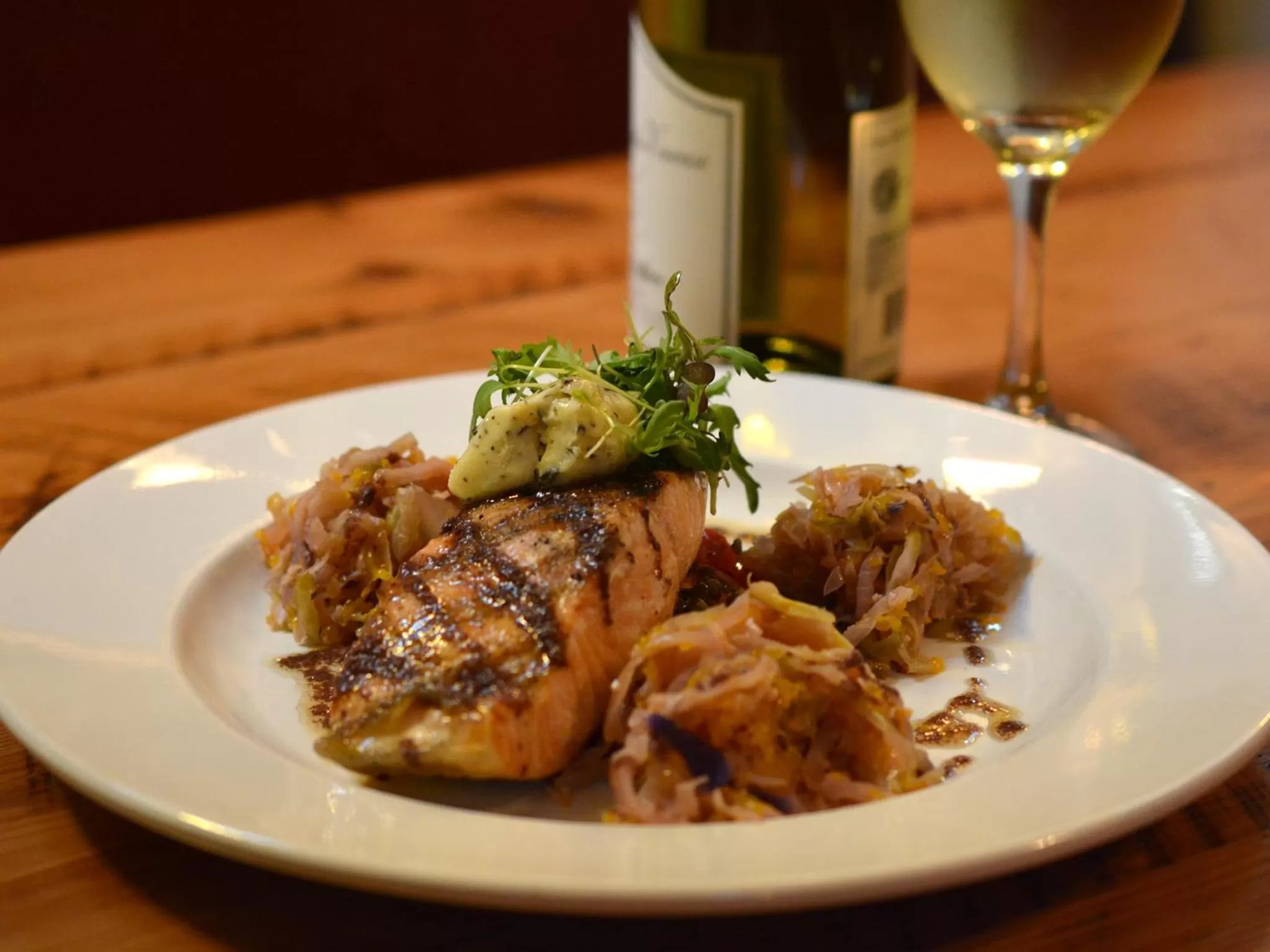 Food close-up in Hyde Away Inn