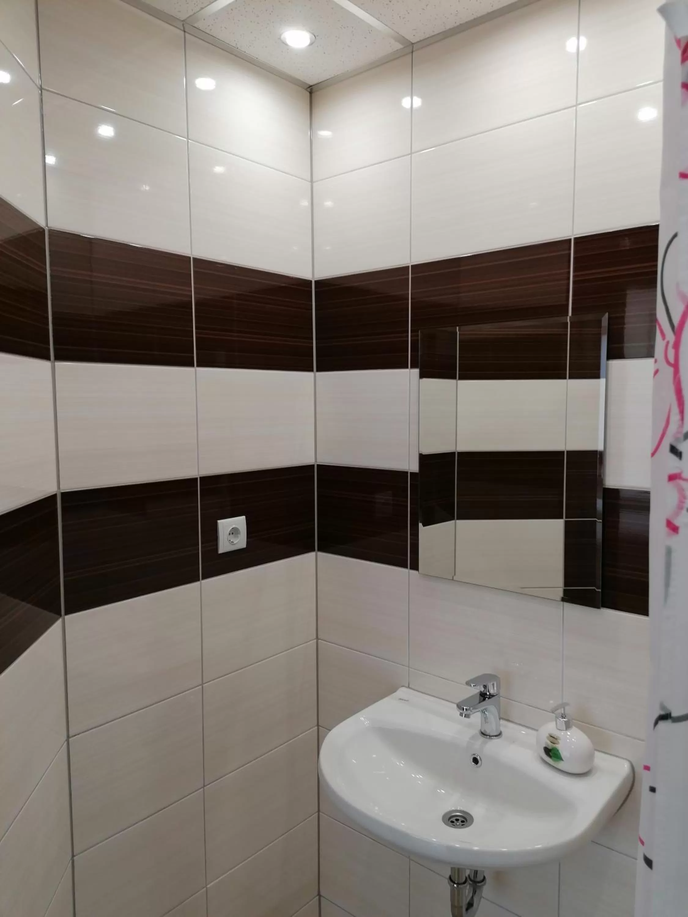 Shower in Hotel Lago Peshtera