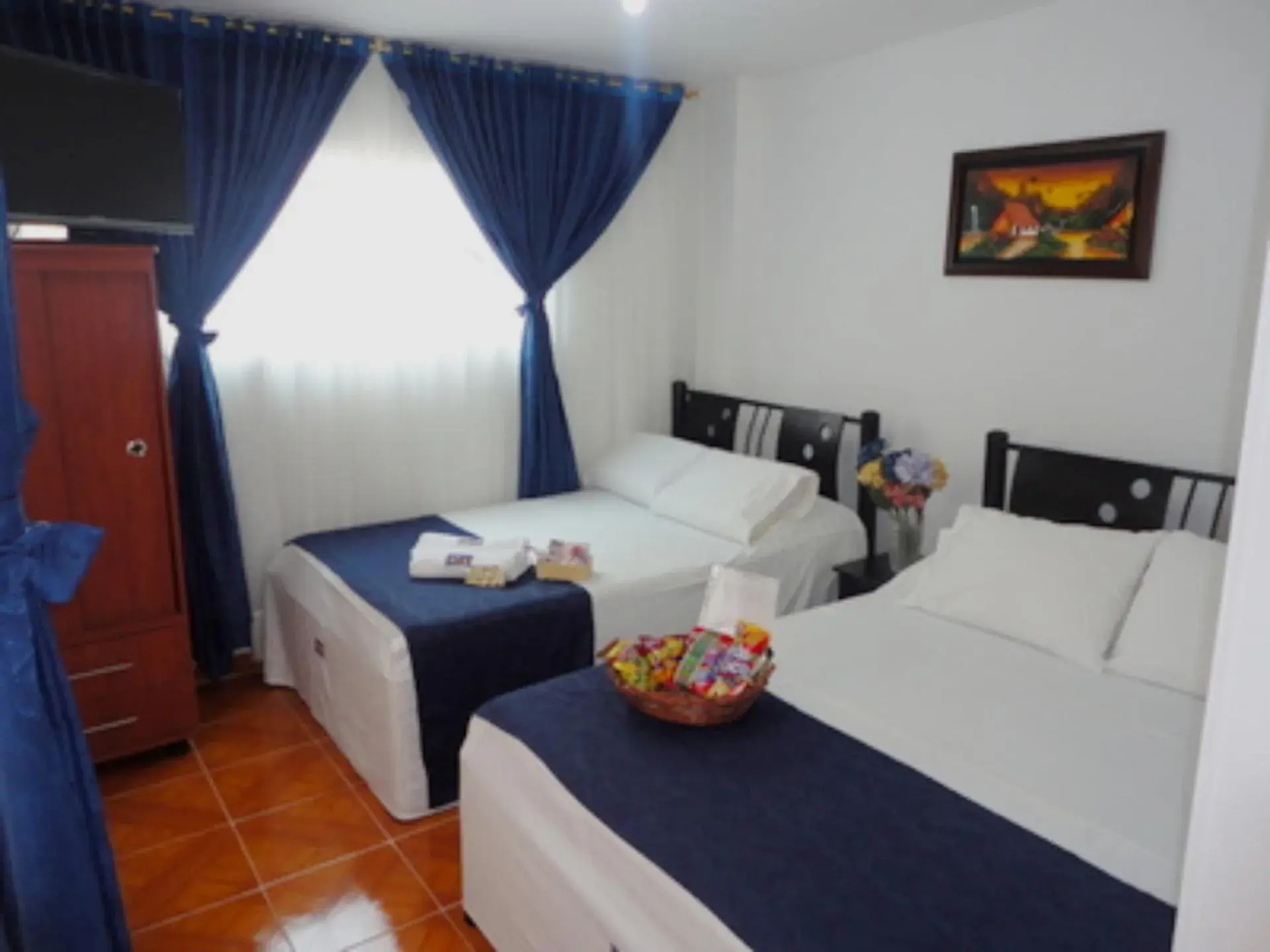 Bed in Hotel Casa Sarita