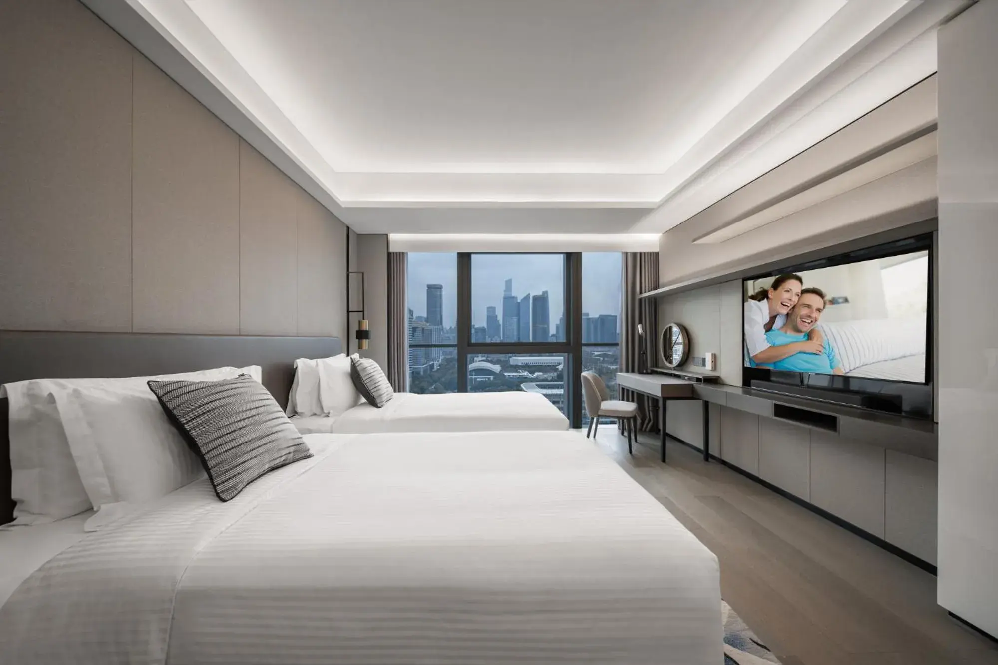 TV and multimedia, Bed in Ascott ICC Guangzhou