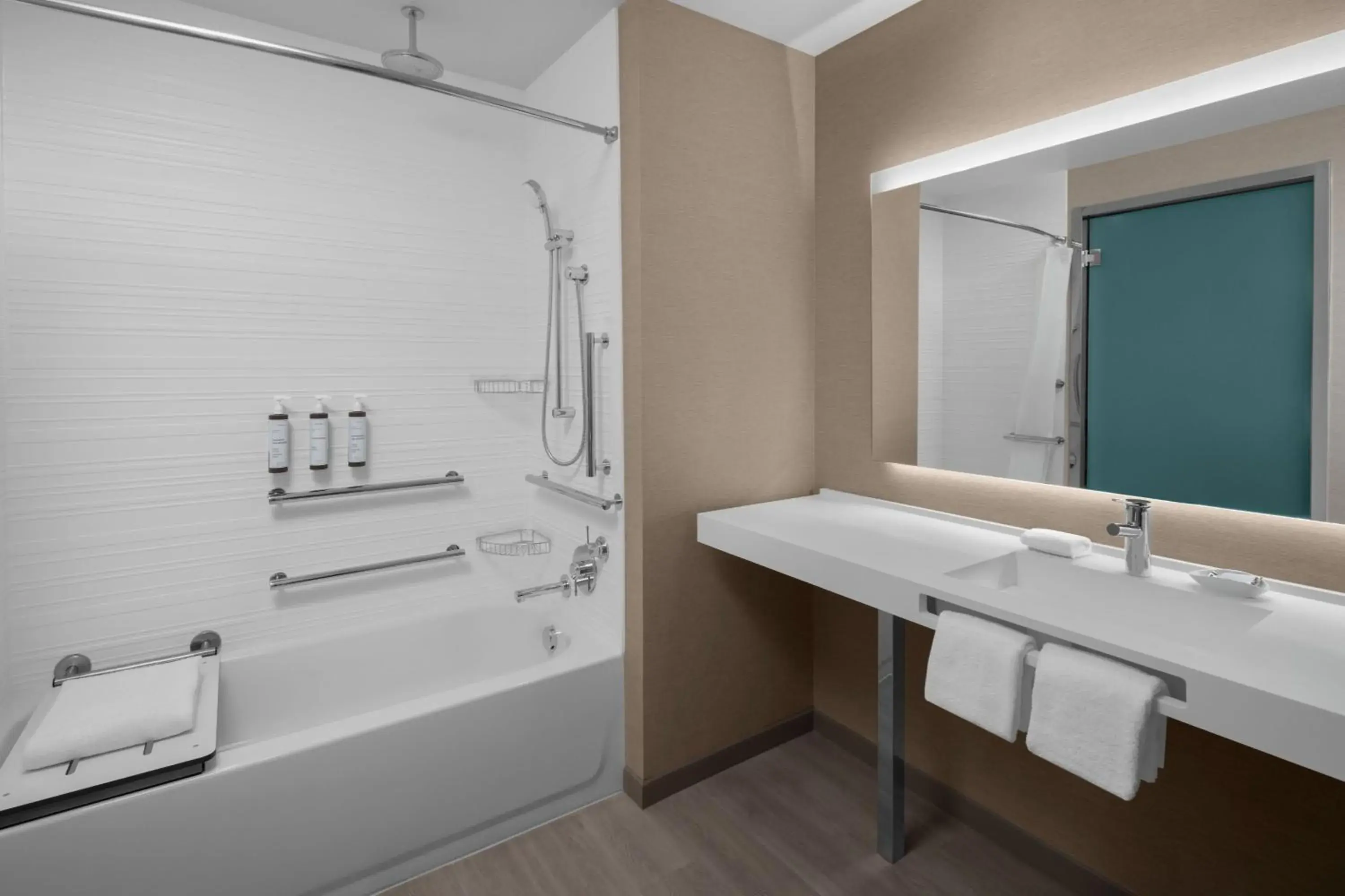 Bathroom in AC Hotel by Marriott Lansing University Area