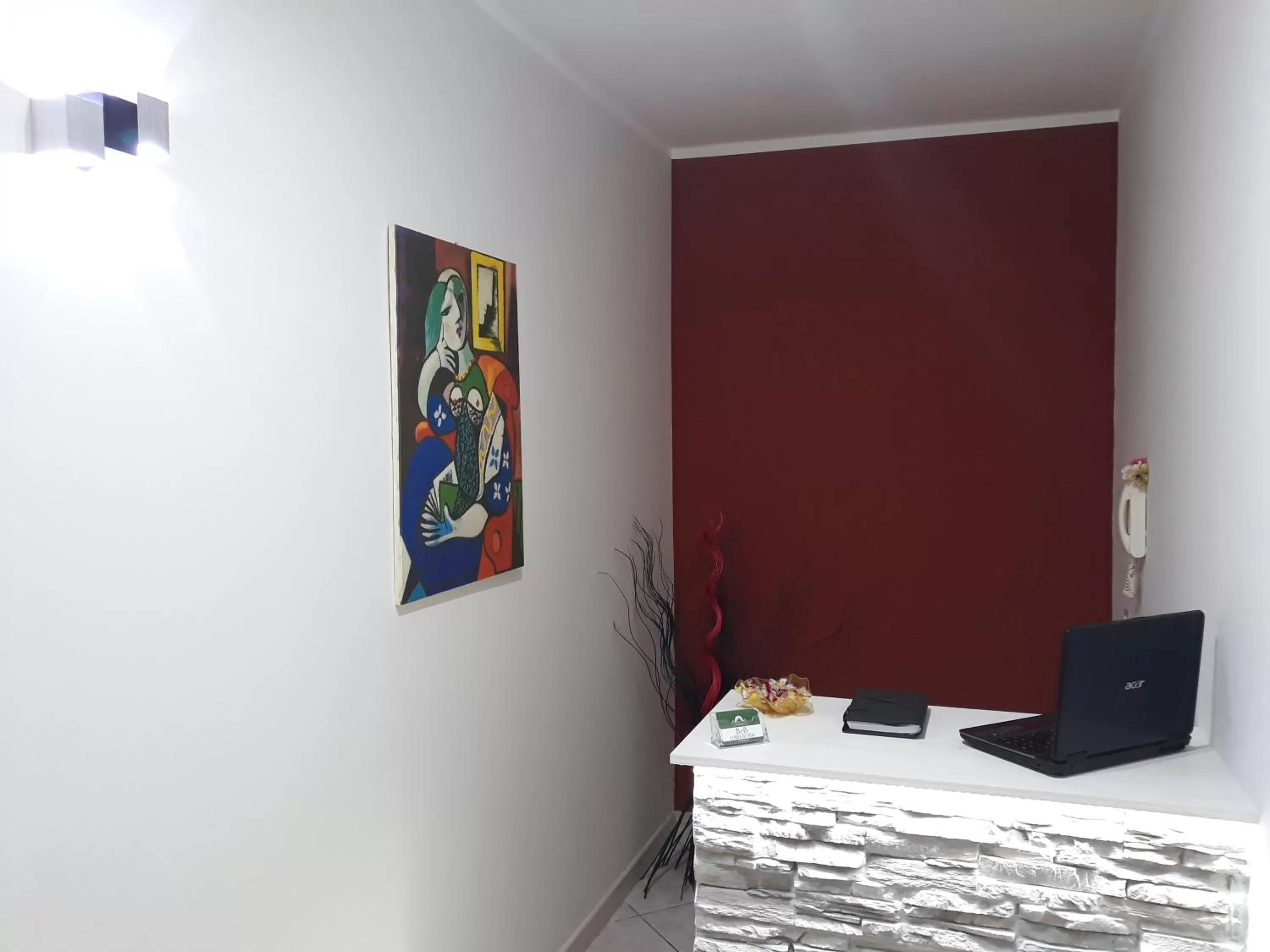 Lobby or reception in B&B La perla dei casali