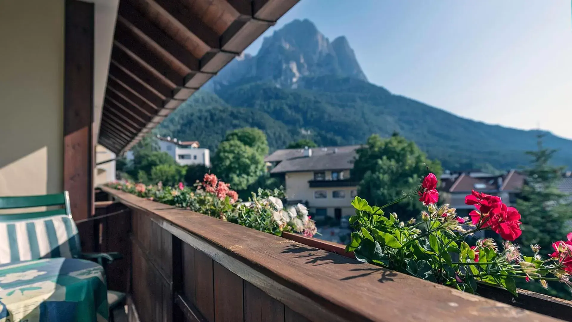 Balcony/Terrace, Mountain View in Activehotel Diana