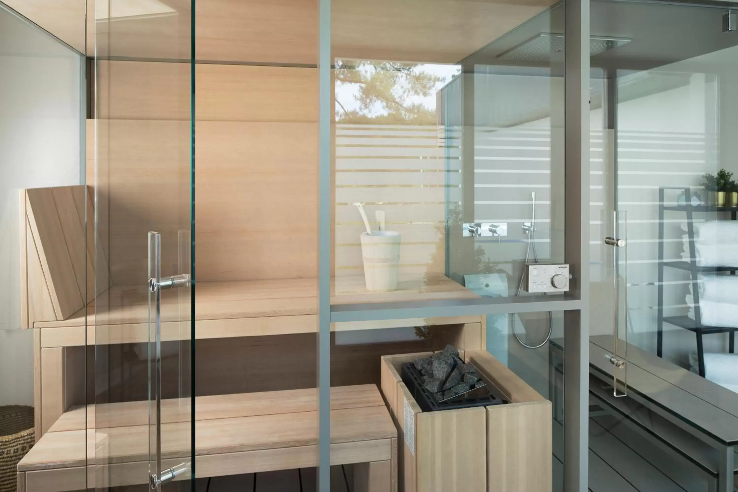 Sauna, Bathroom in Best Western Plus Hotel les Rives du Ter