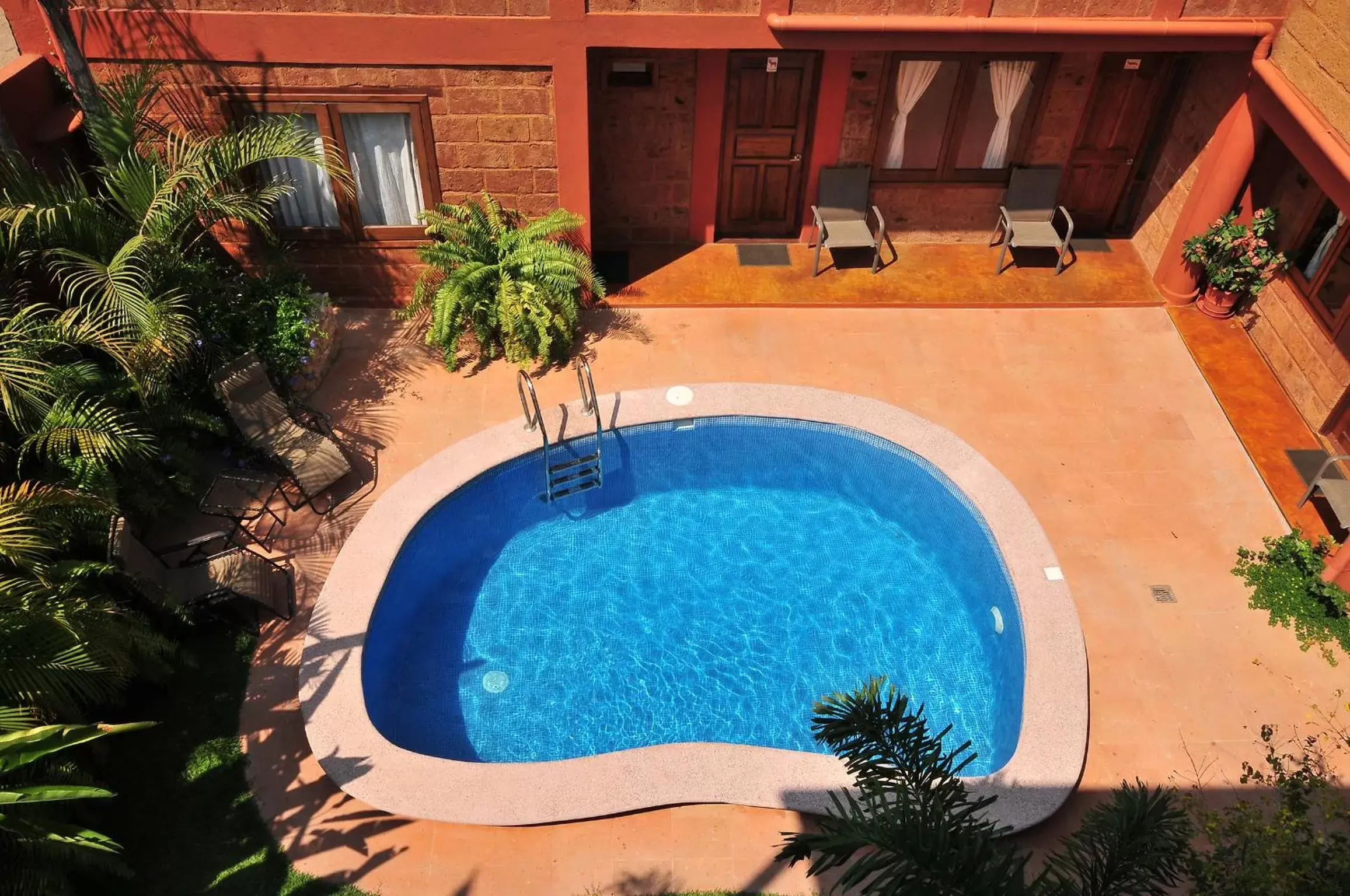 Patio, Pool View in Hotel Casa San Pancho