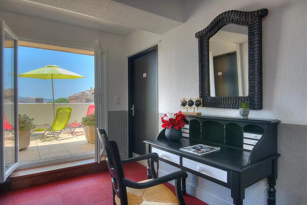 Patio in Hotel du Forum