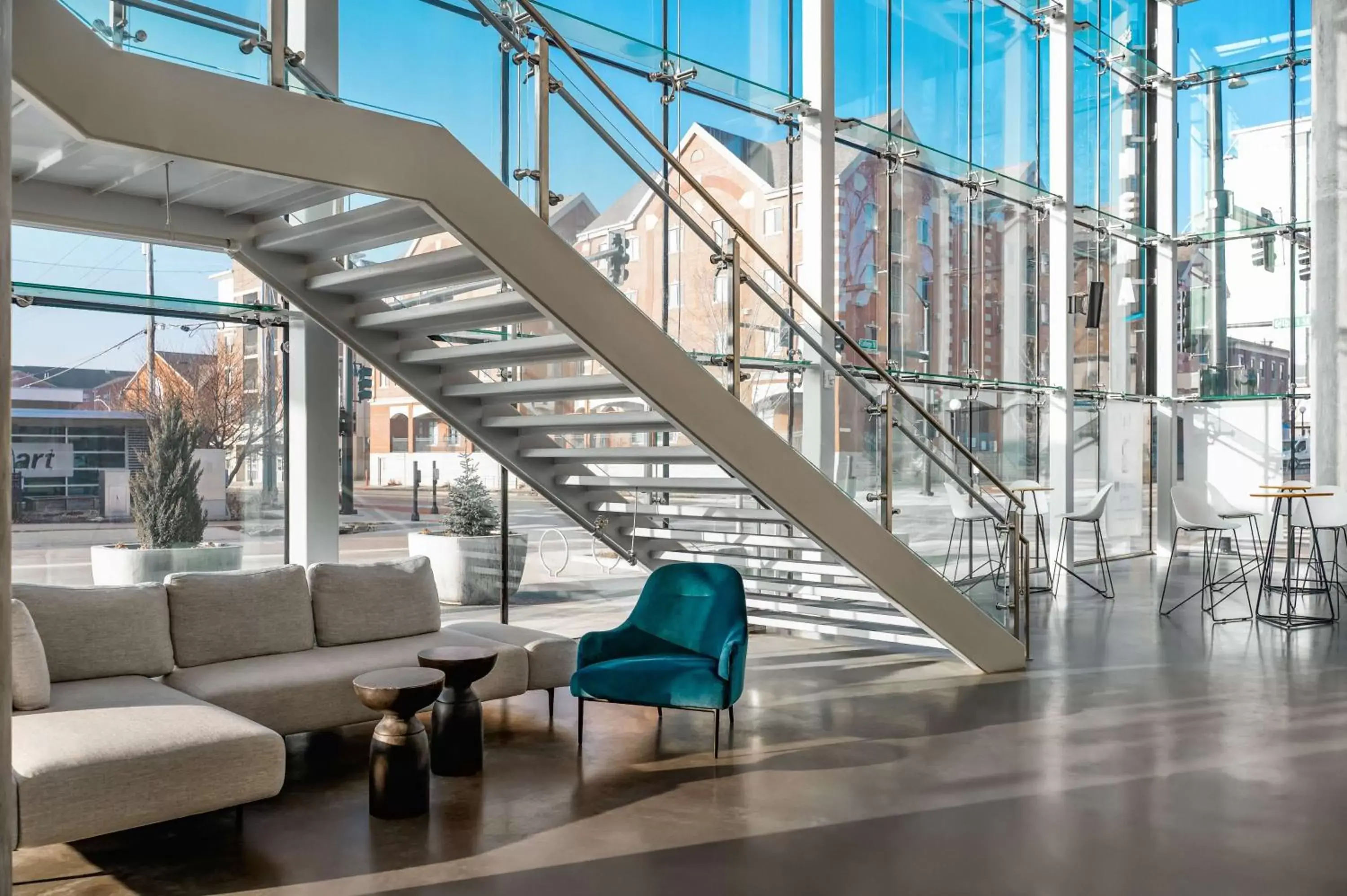 Lobby or reception in Hotel Chauncey Iowa City, Tapestry Collection by Hilton Lobby or reception in Hotel Chauncey Iowa City, Tapestry Collection by Hilton