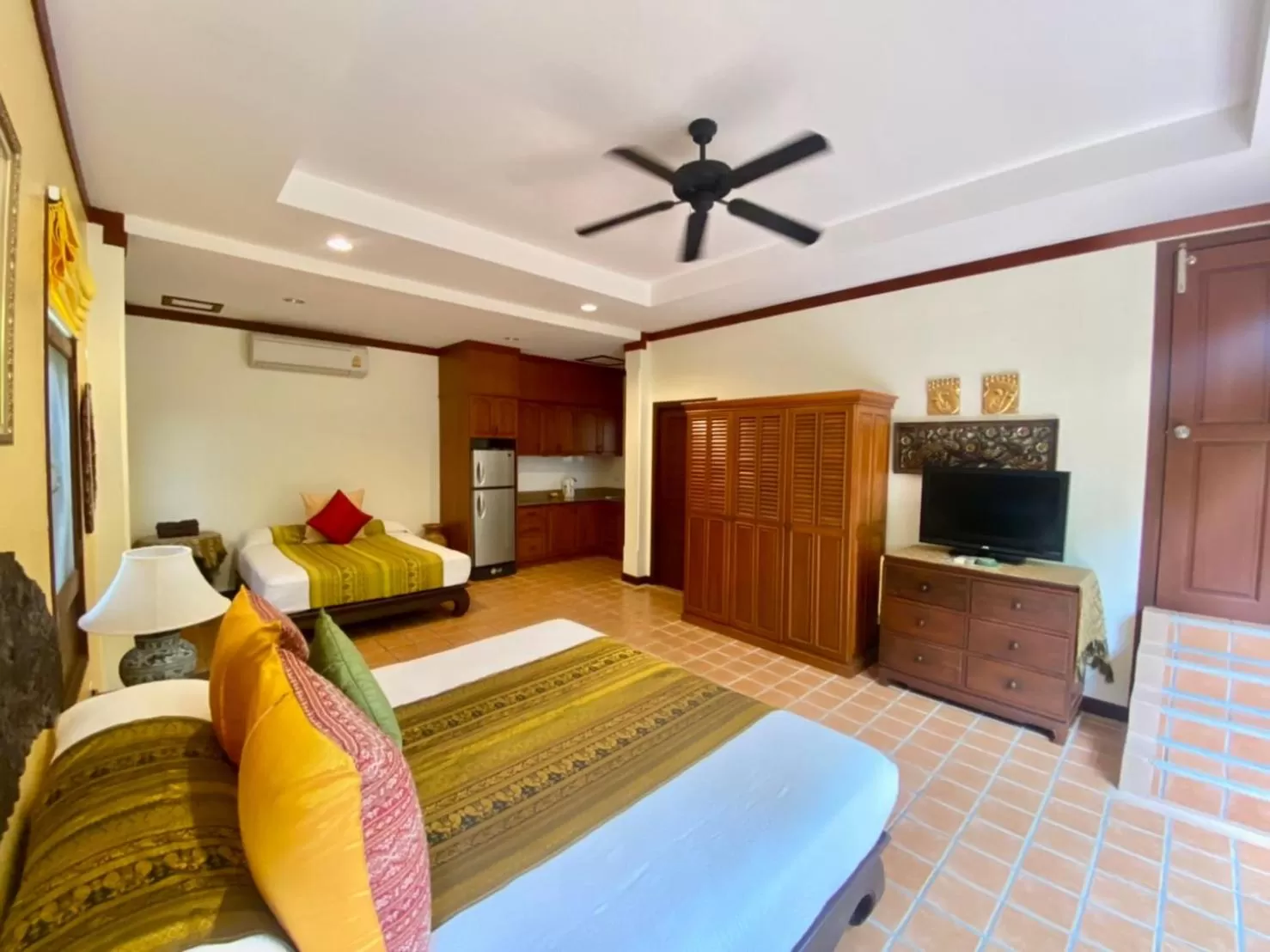 Bed in Rabbit Resort Pattaya