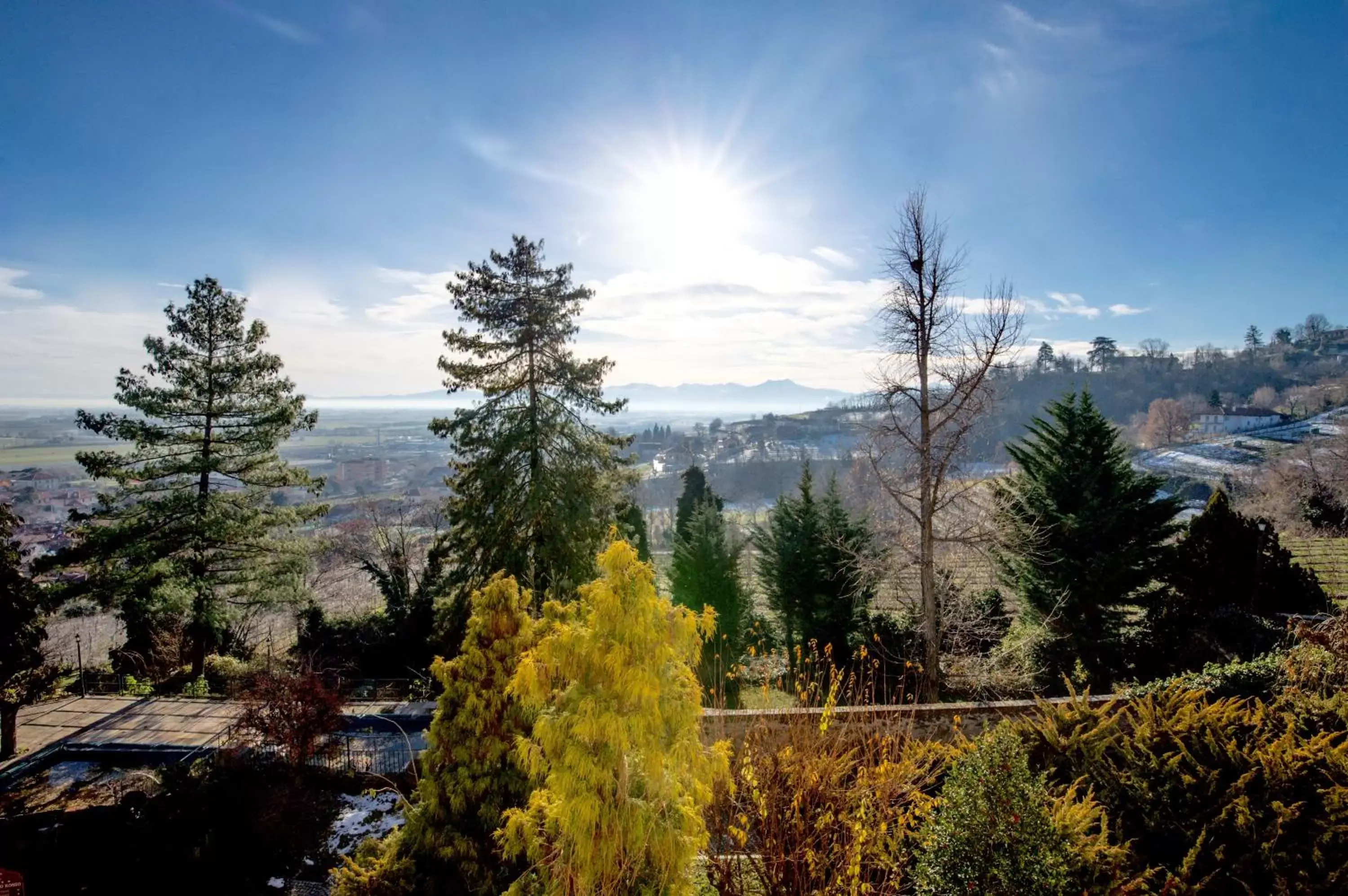 Natural landscape in Castello Rosso