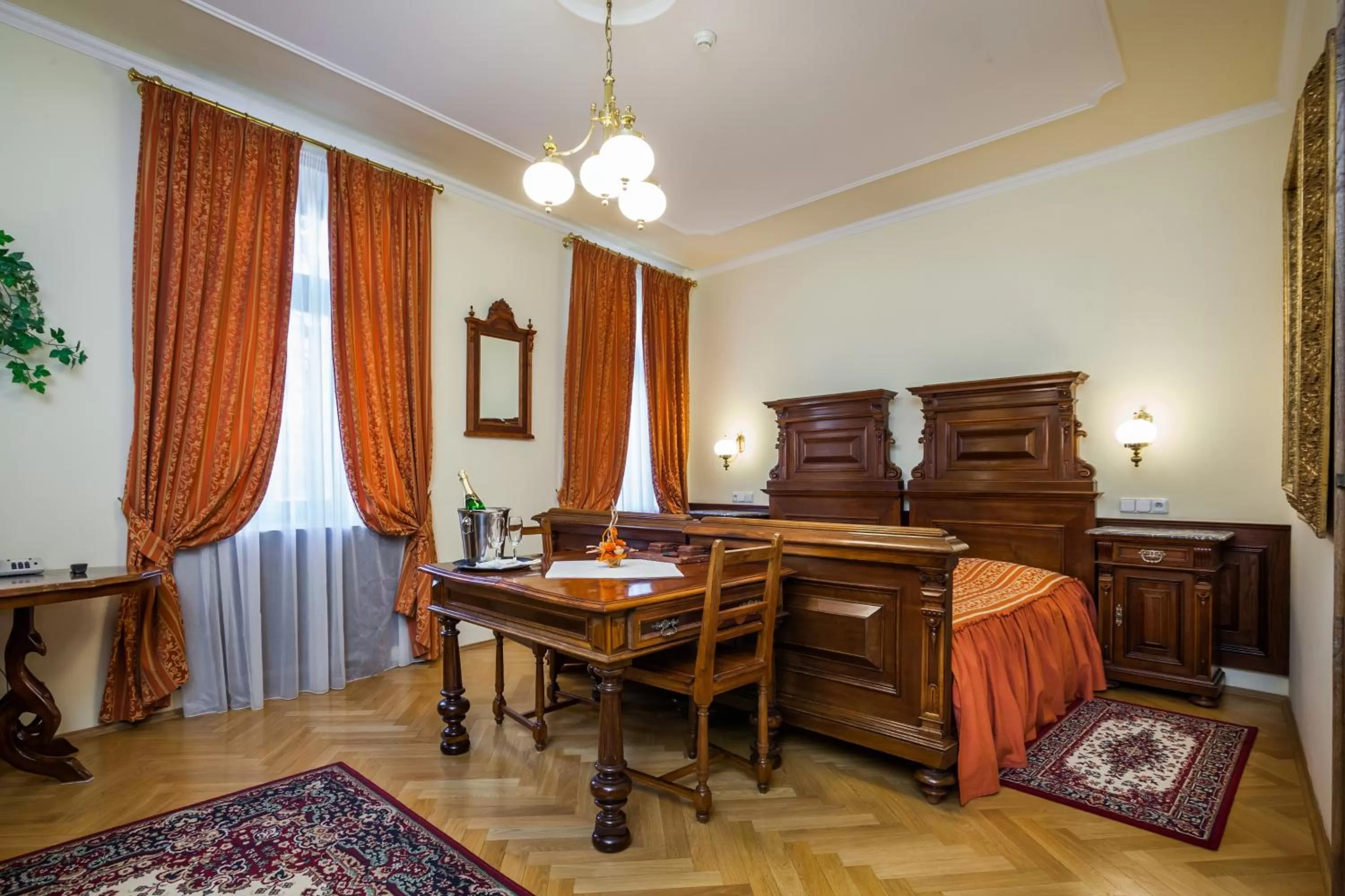 Bedroom in Hotel Jelínkova vila