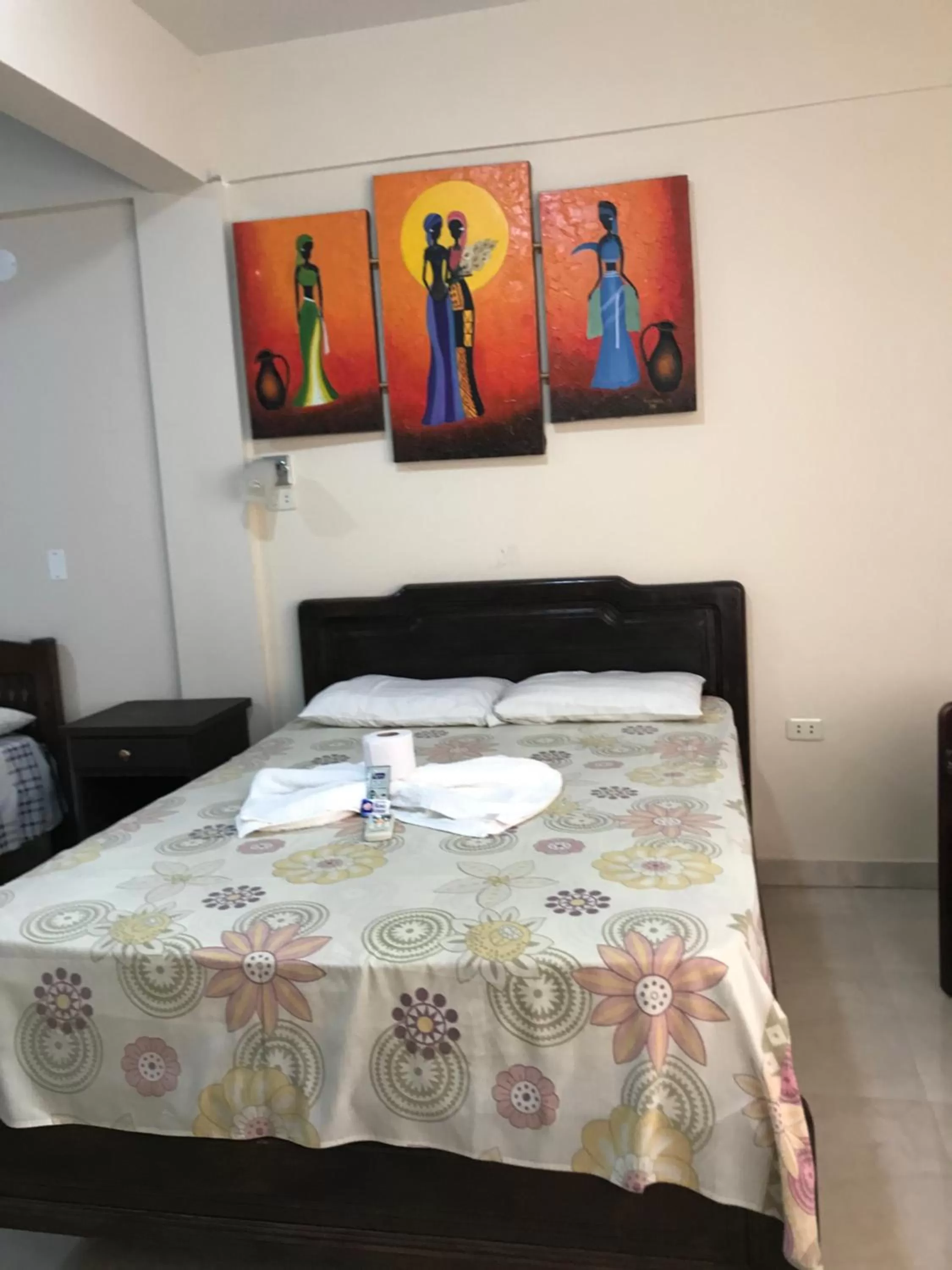 Bed in Hotel Viru Viru II