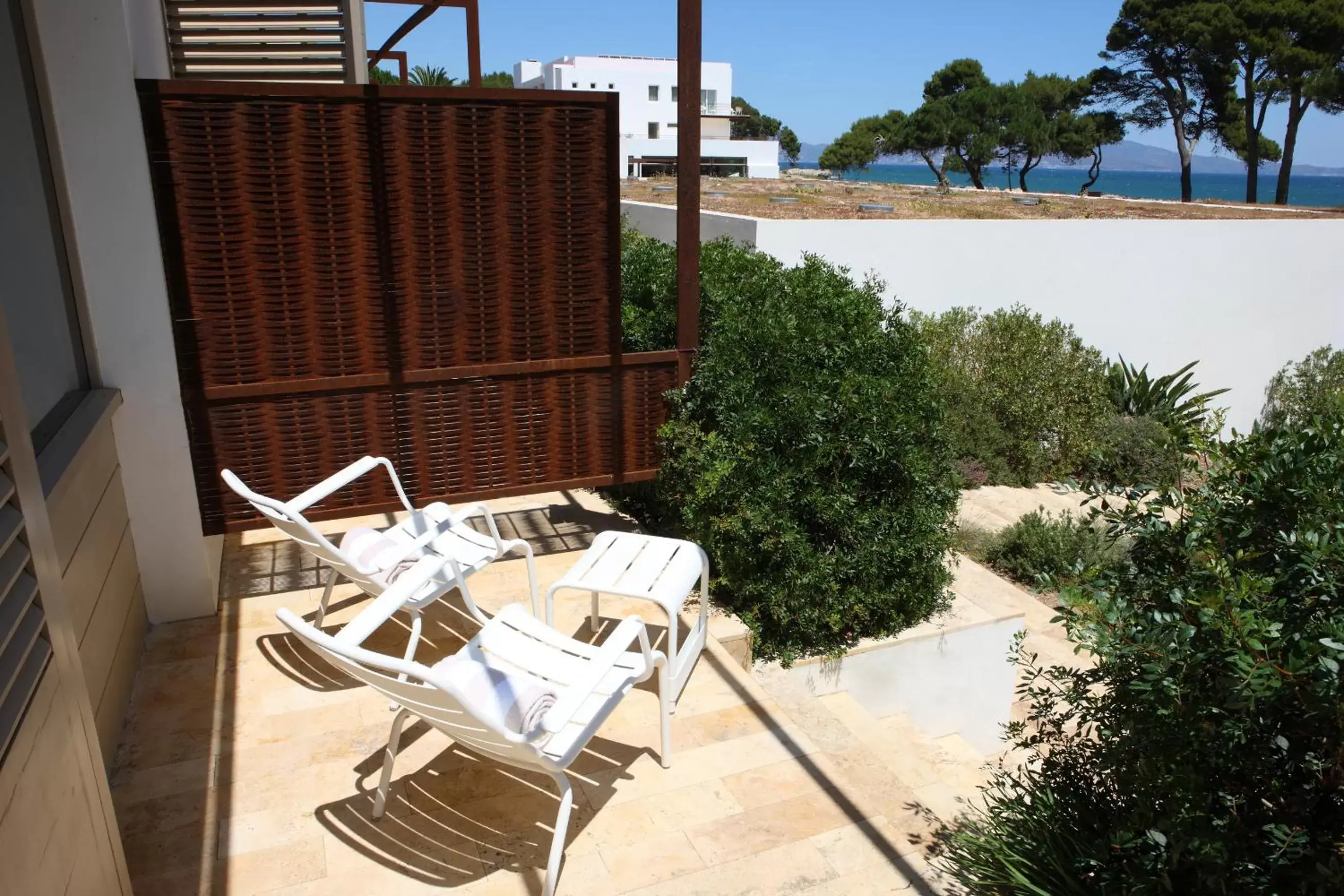 Balcony/Terrace in Hostal Spa Empúries