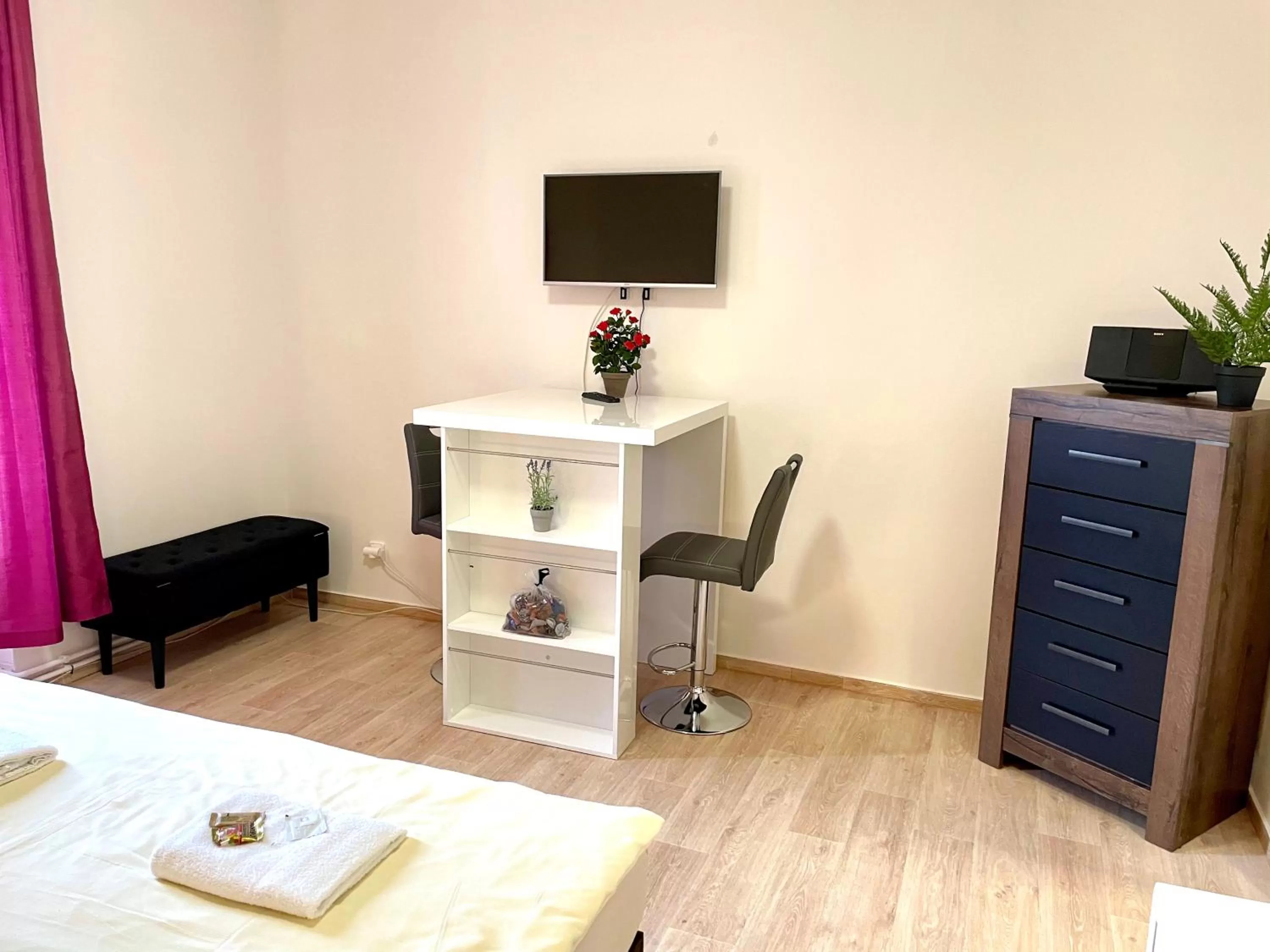 Bed in Hotel Stará Pošta