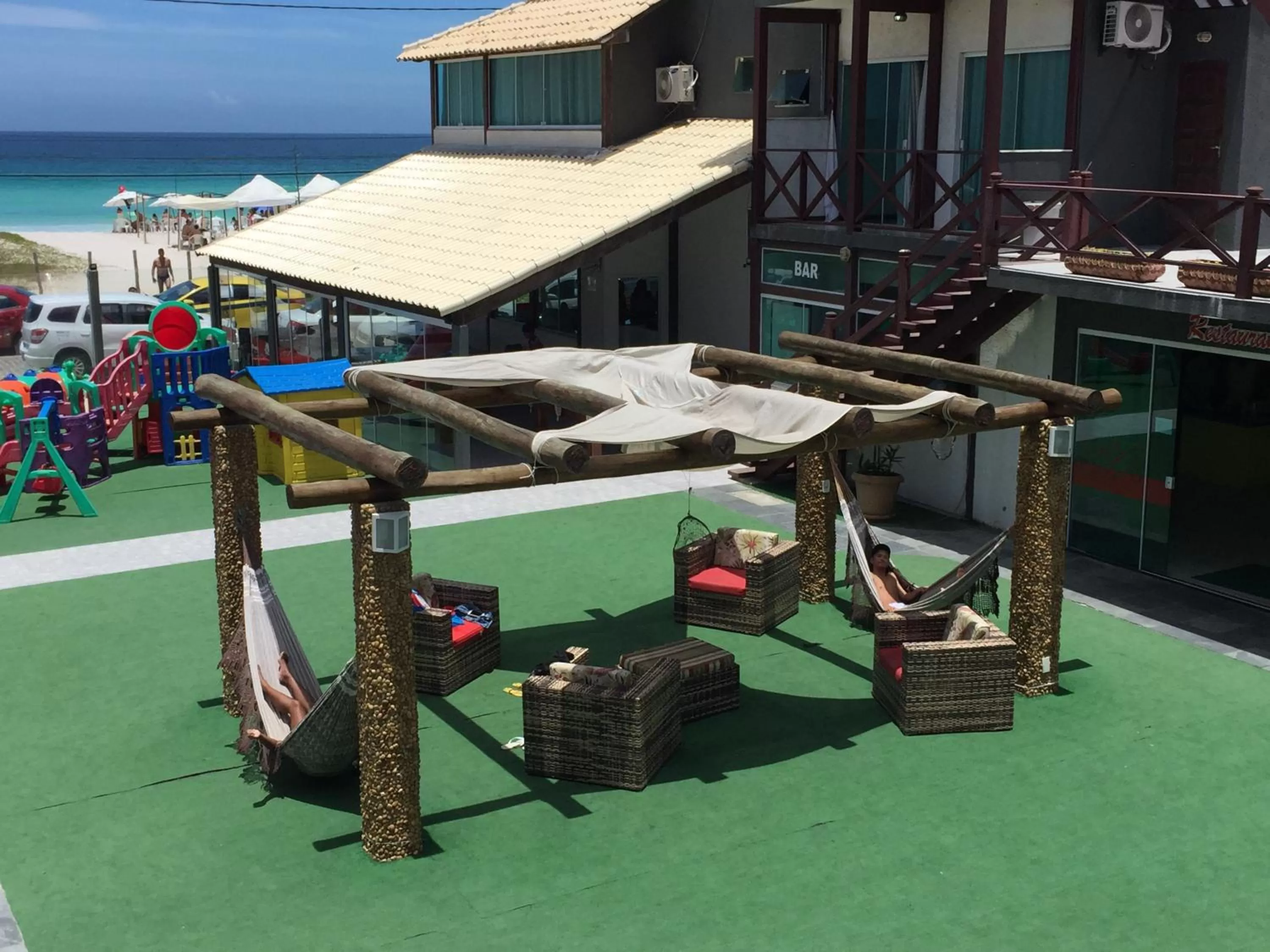 Patio in Pousada Laguna Hotel