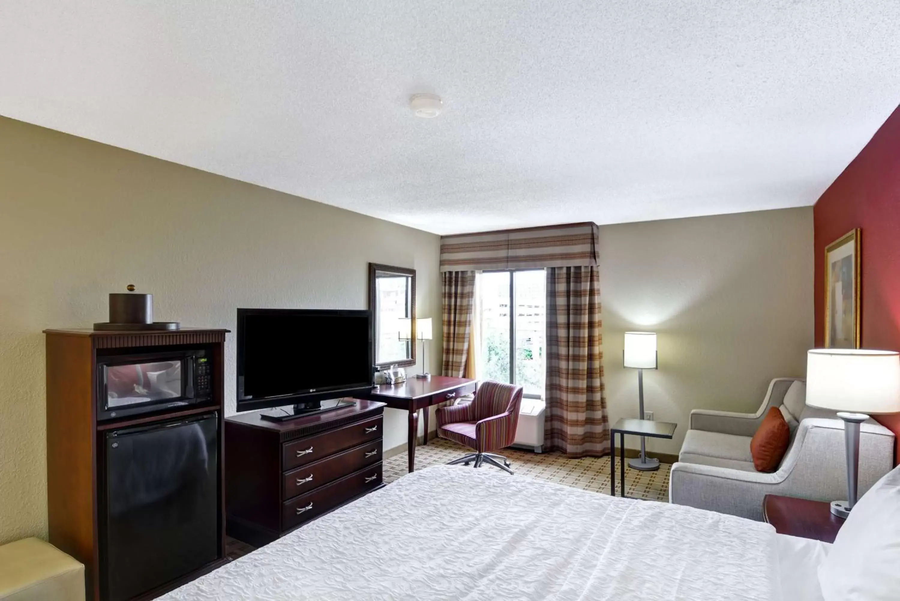 Bedroom, TV/Entertainment Center in Hampton Inn Jacksonville - I-95 Central