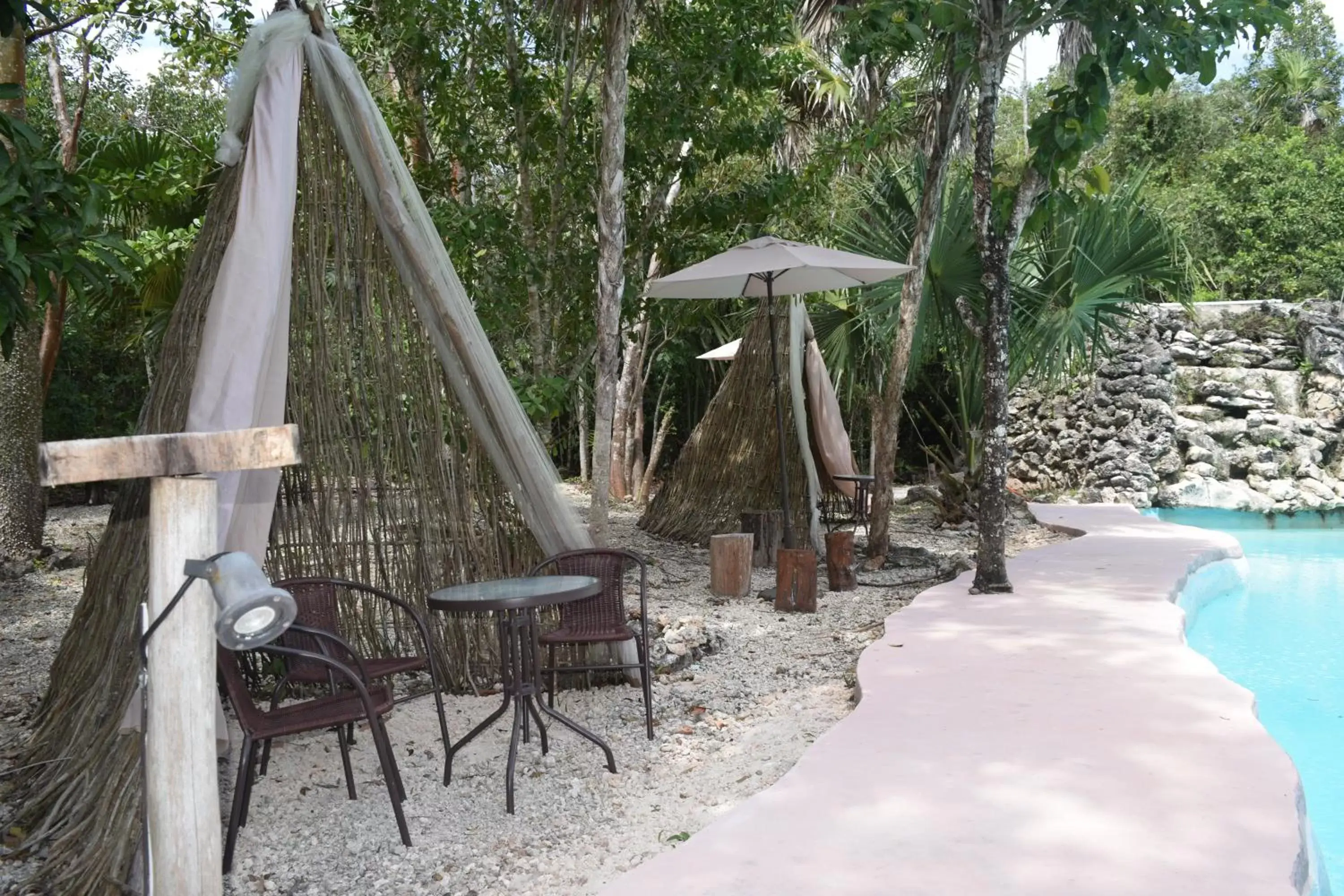 Patio in Jolie Jungle Eco Hotel