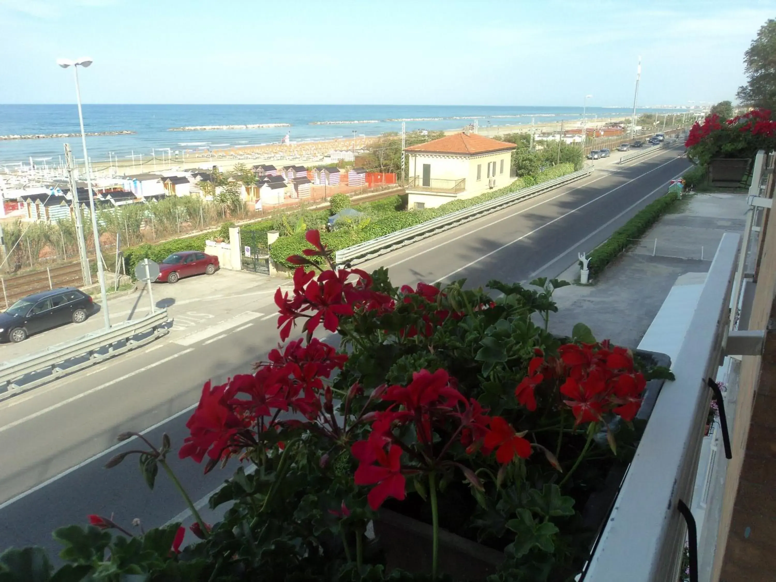 Balcony/Terrace, City View in Hotel Ristorante Miramare