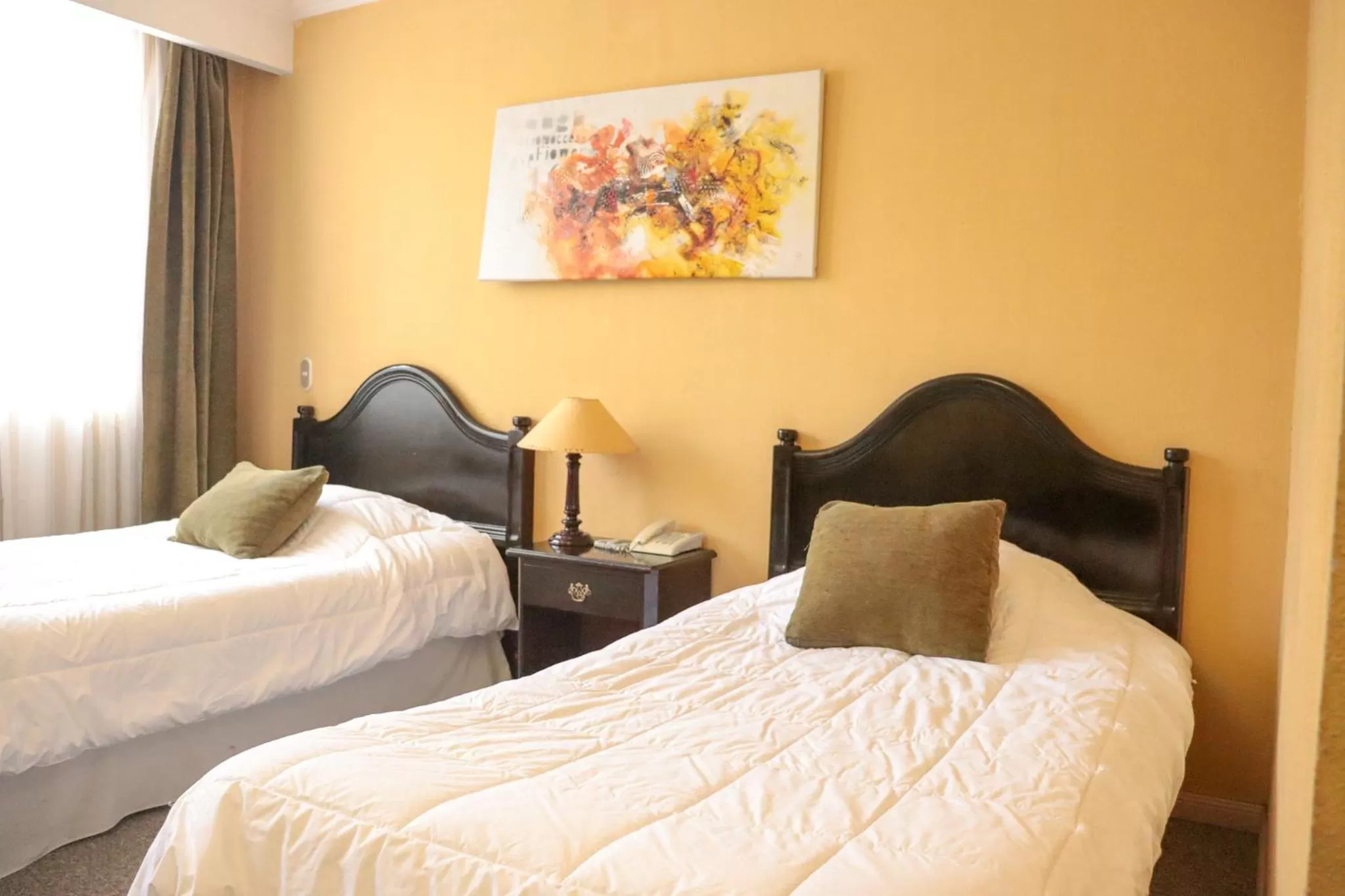 Bed in Hotel Terrano Concepción