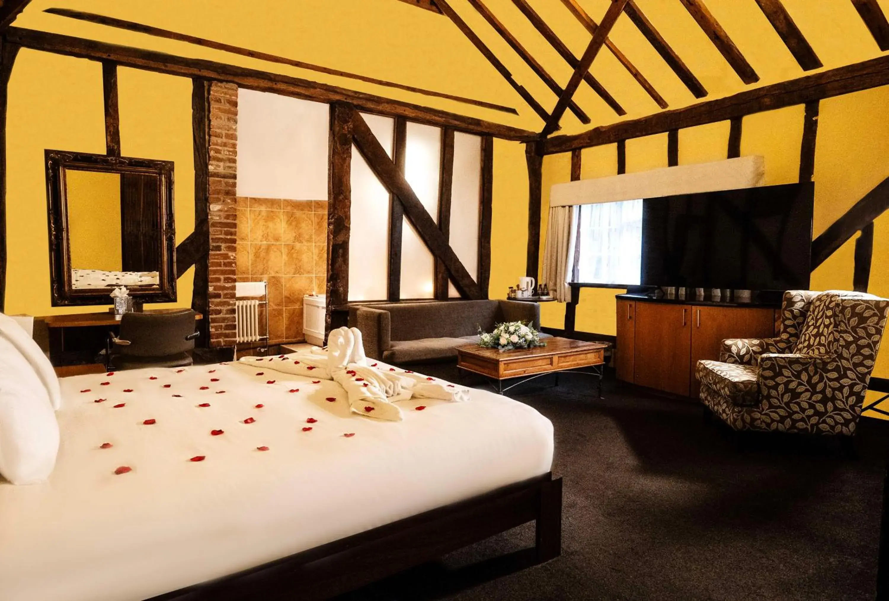 Bedroom, Bed in Best Western Brome Grange Hotel