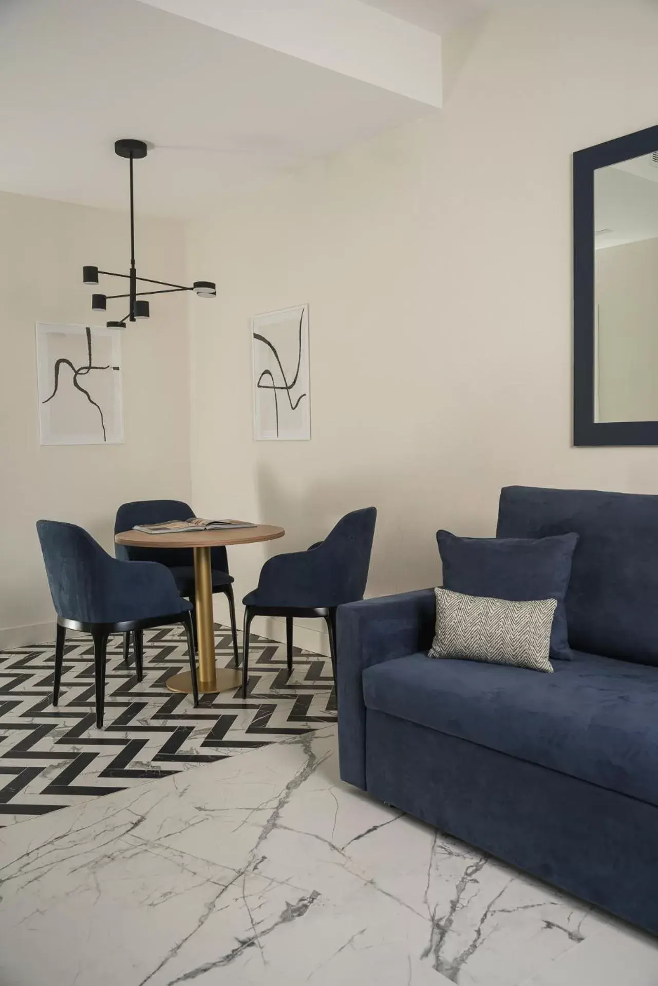 Living room, Seating Area in Parioli Hotel Rimini