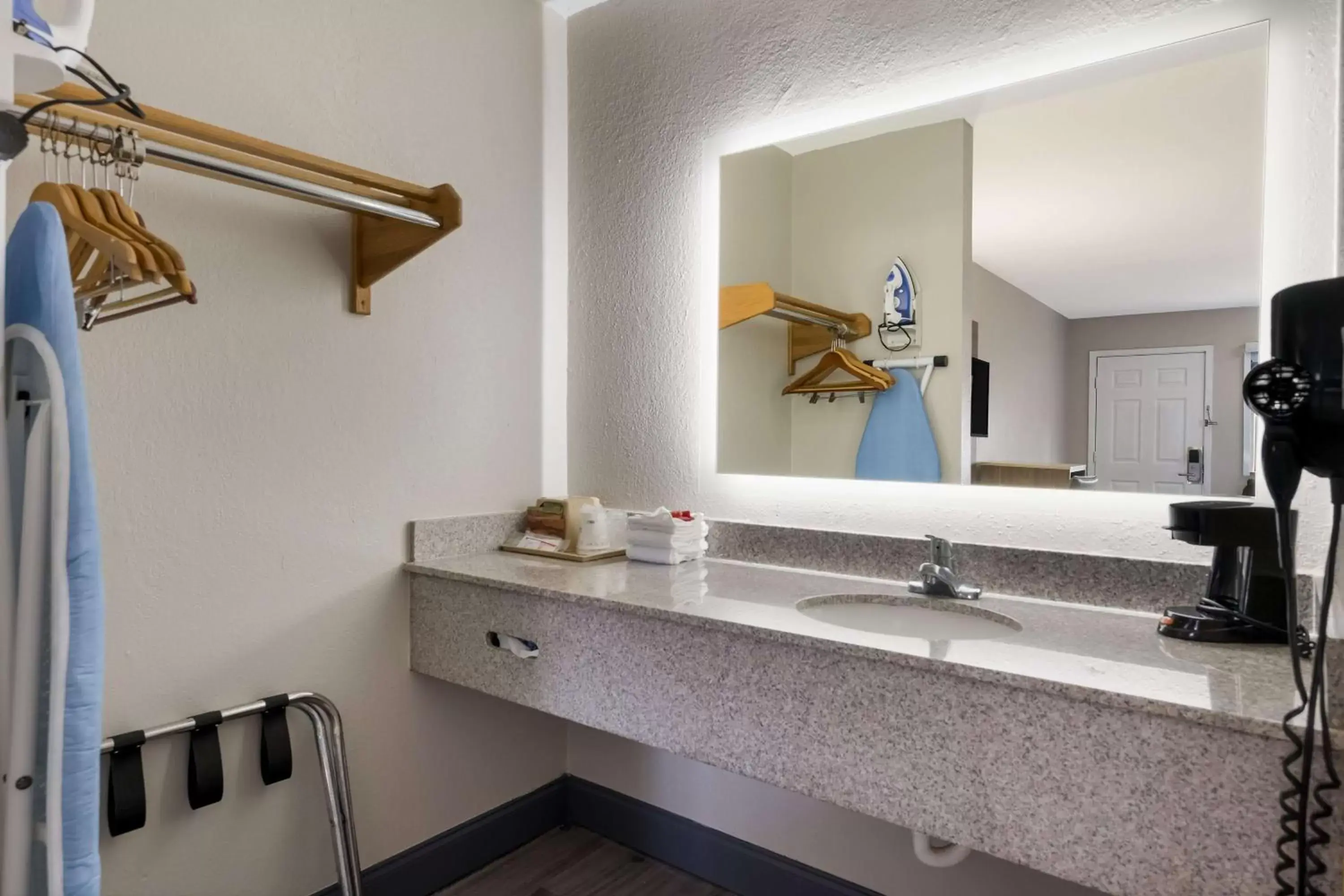 Bathroom in SureStay Hotel by Best Western Spring North Houston