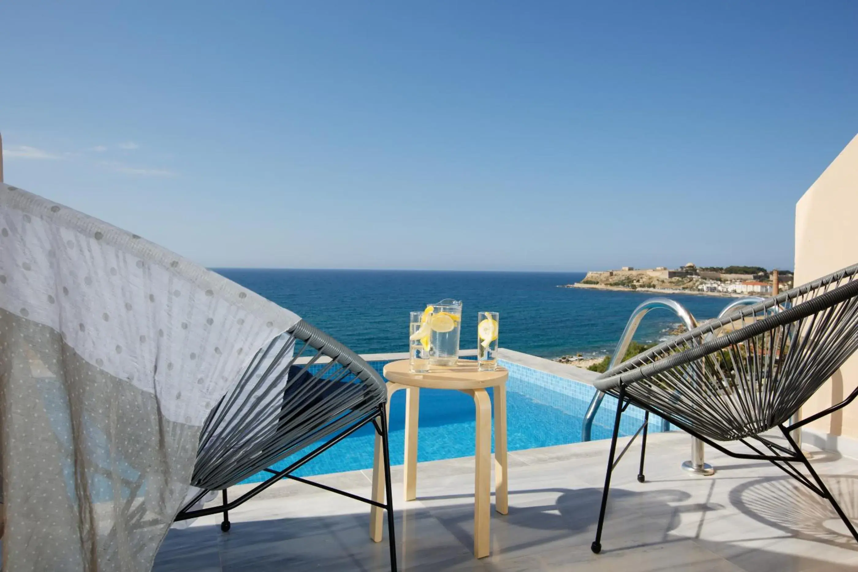 Balcony/Terrace, Swimming Pool in Archipelagos Hotel
