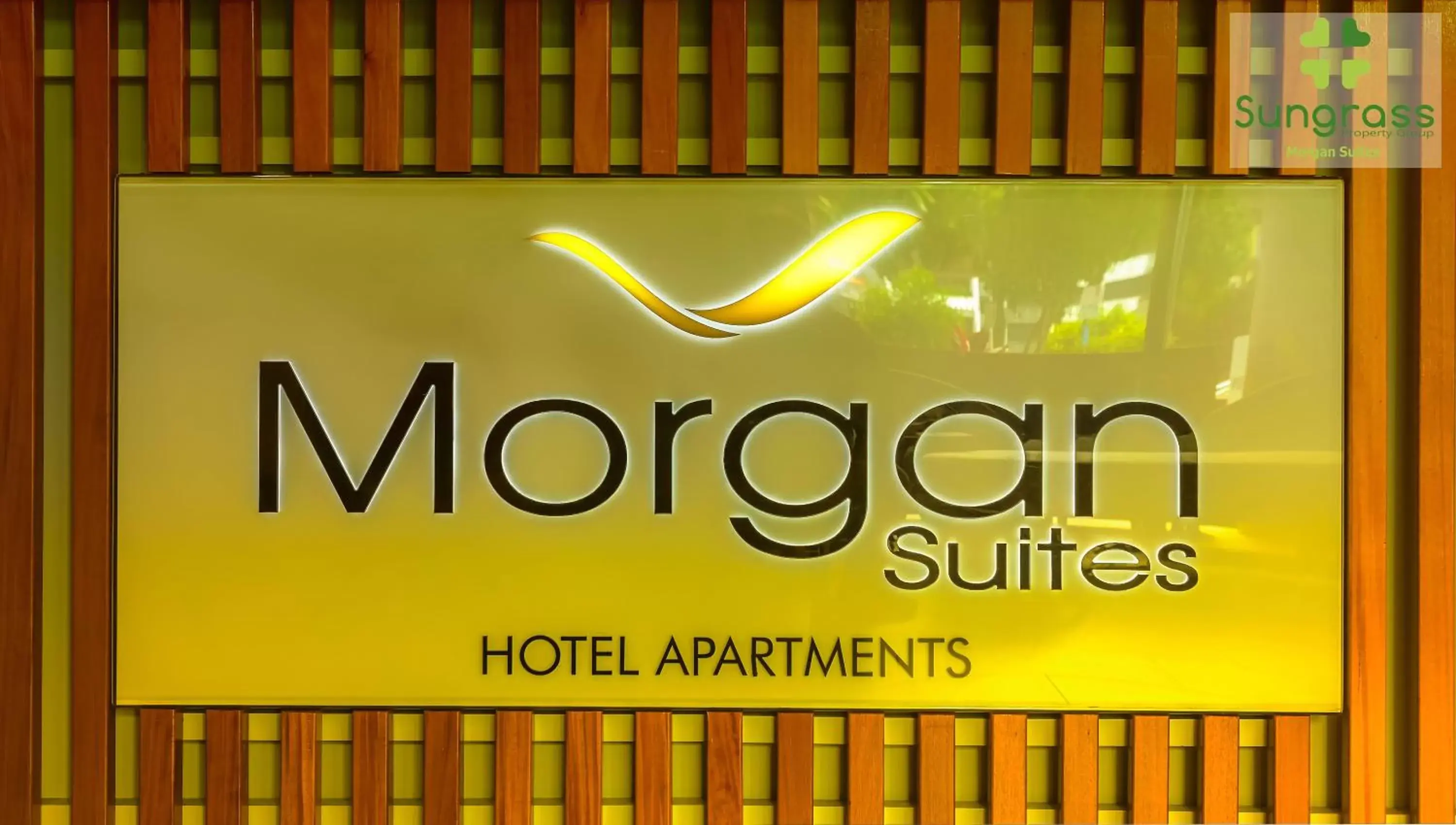 Property logo or sign in Morgan Suites