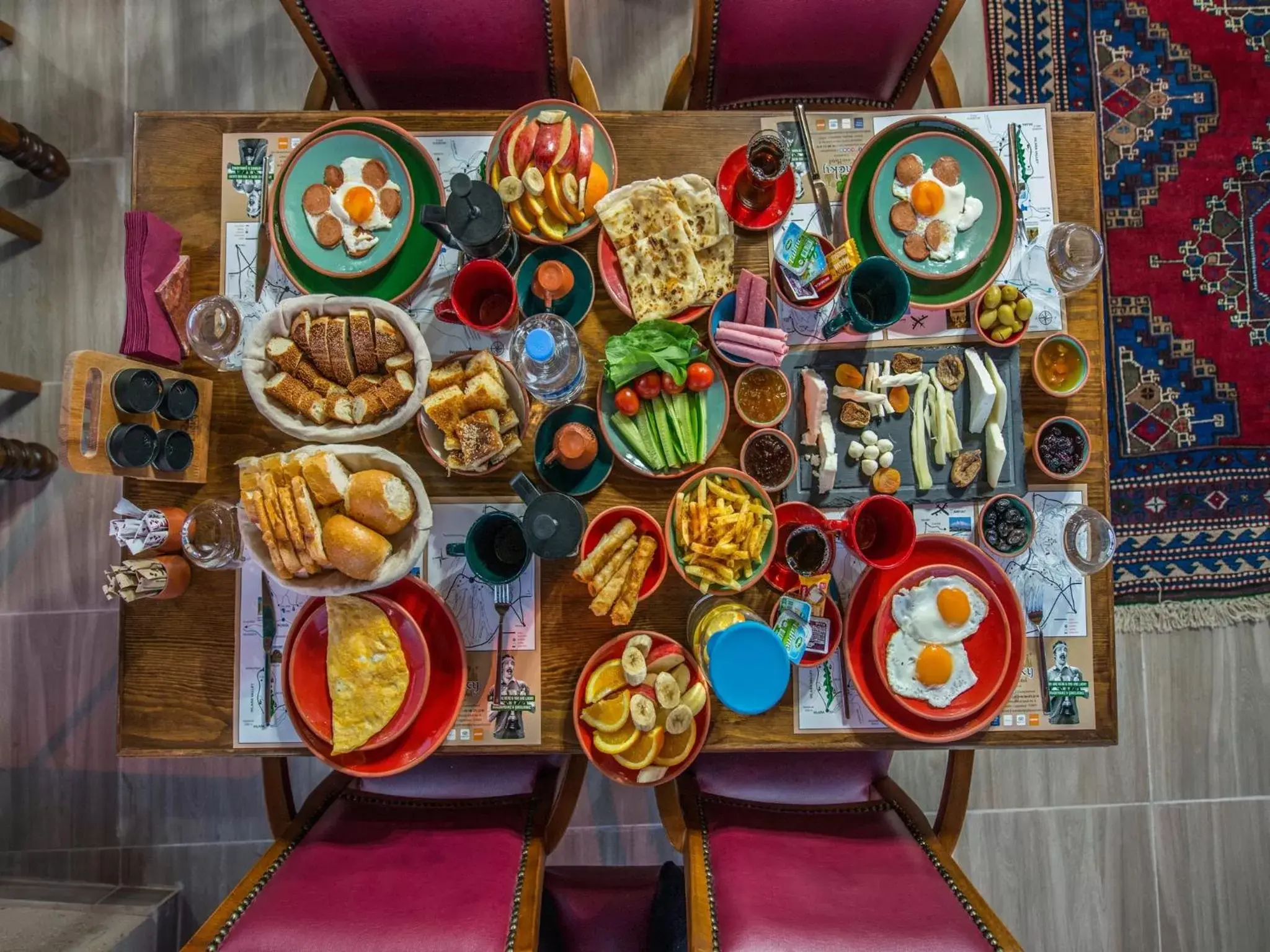 Continental breakfast in Lucky Cave Hotel Cappadocia