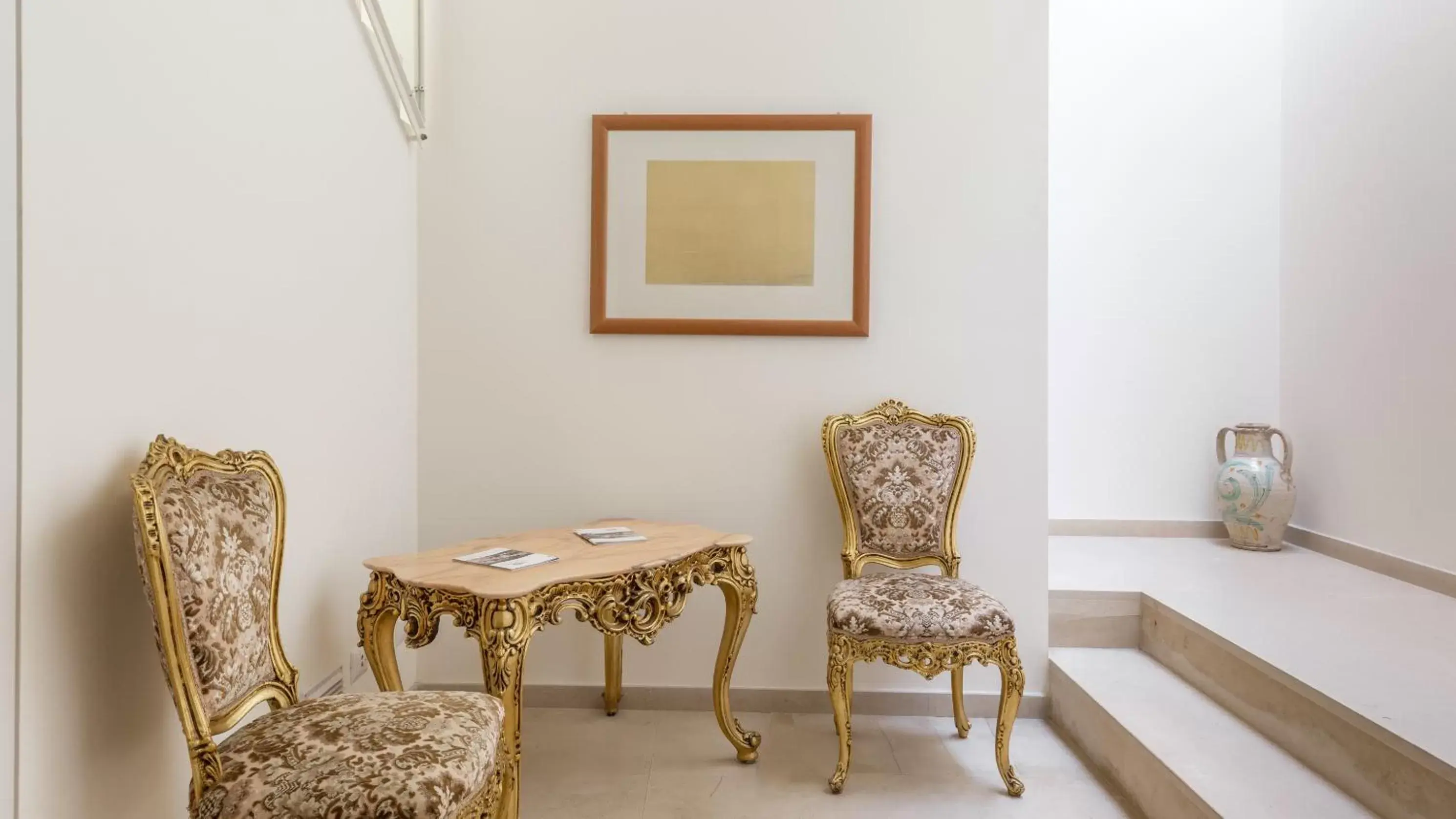 Decorative detail, Seating Area in Scicli Albergo Diffuso