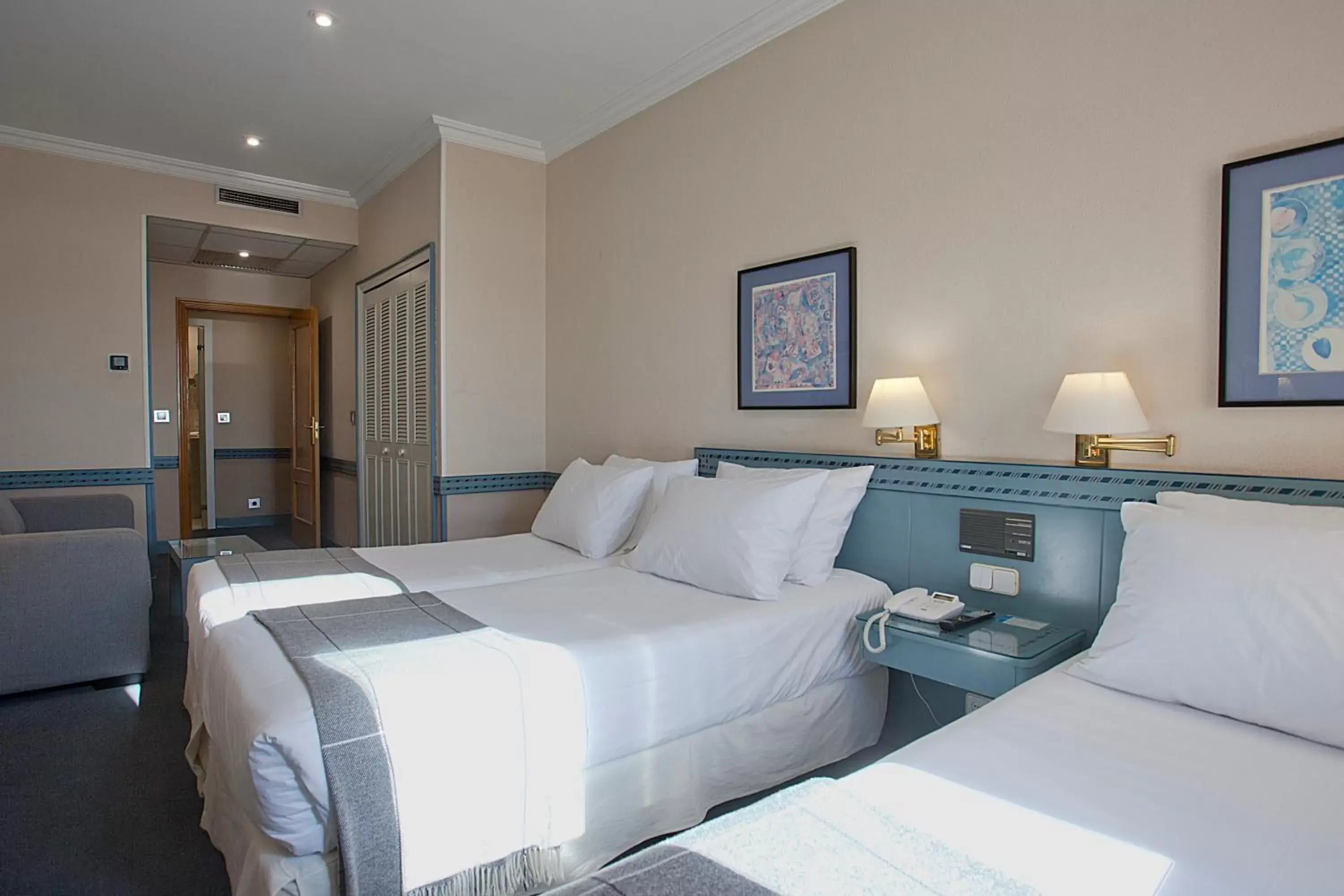 Bed in Espahotel Gran Vía Bed in Espahotel Gran Vía