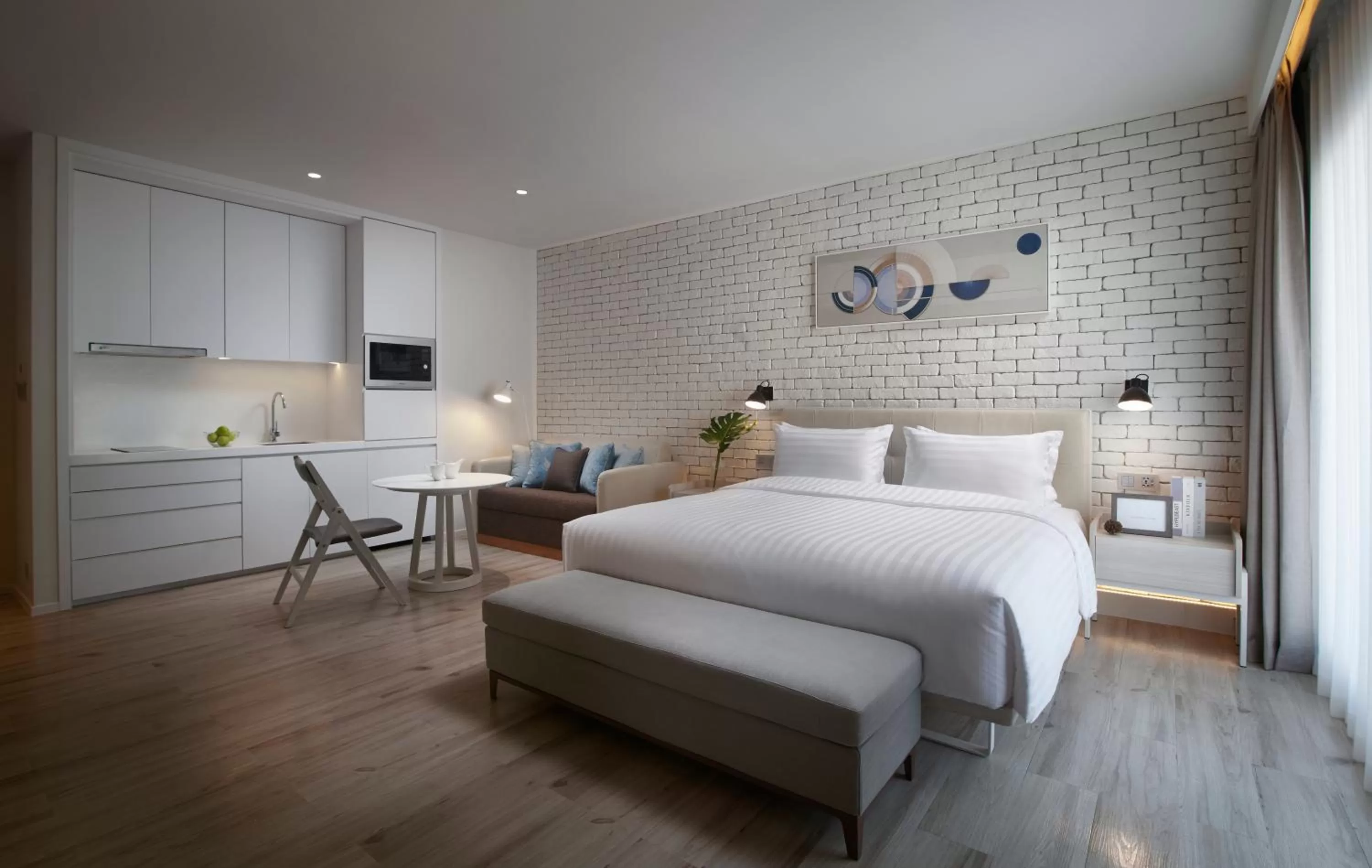 Photo of the whole room, Bed in Shama Yen-Akat Bangkok