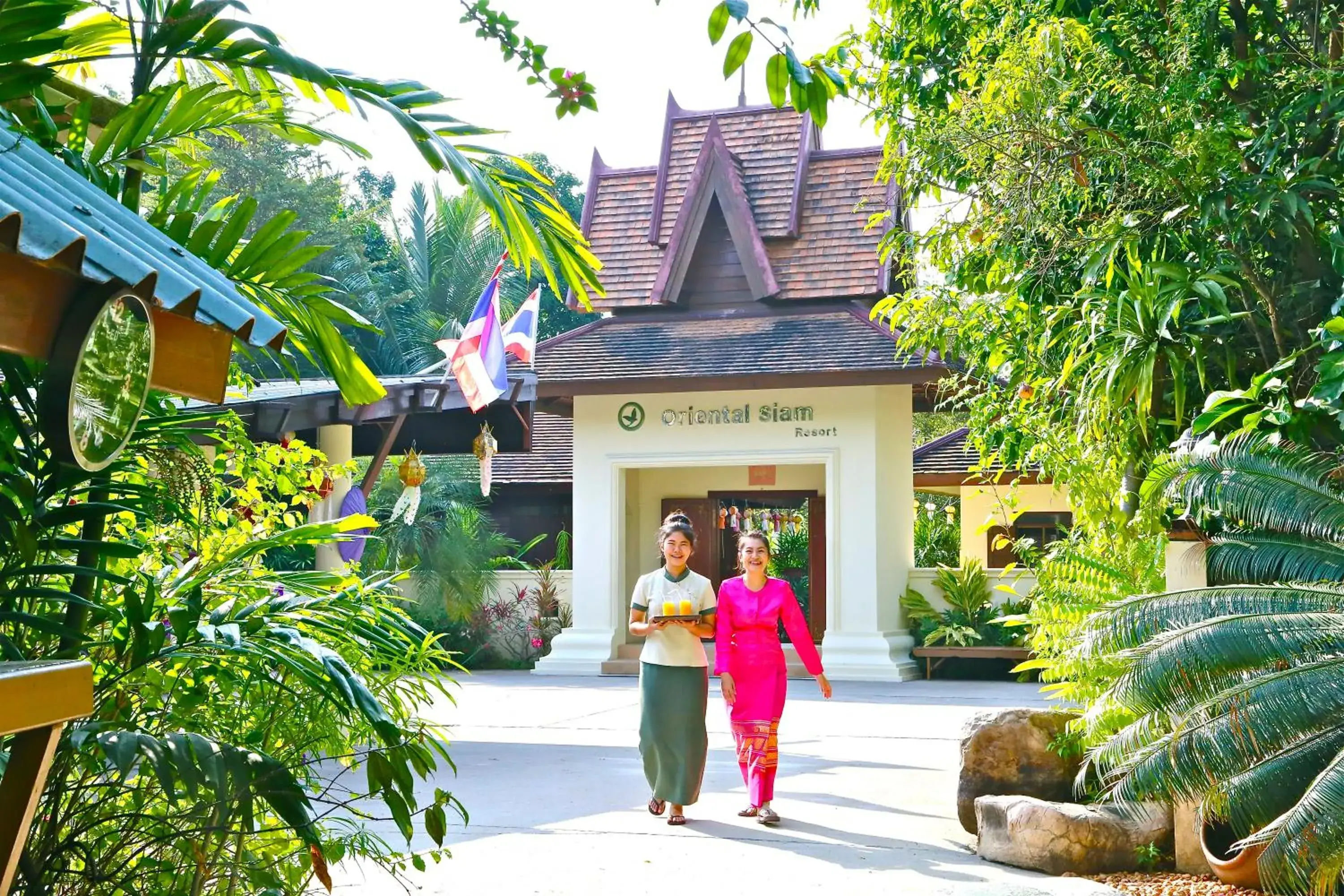 Facade/entrance in Oriental Siam Resort