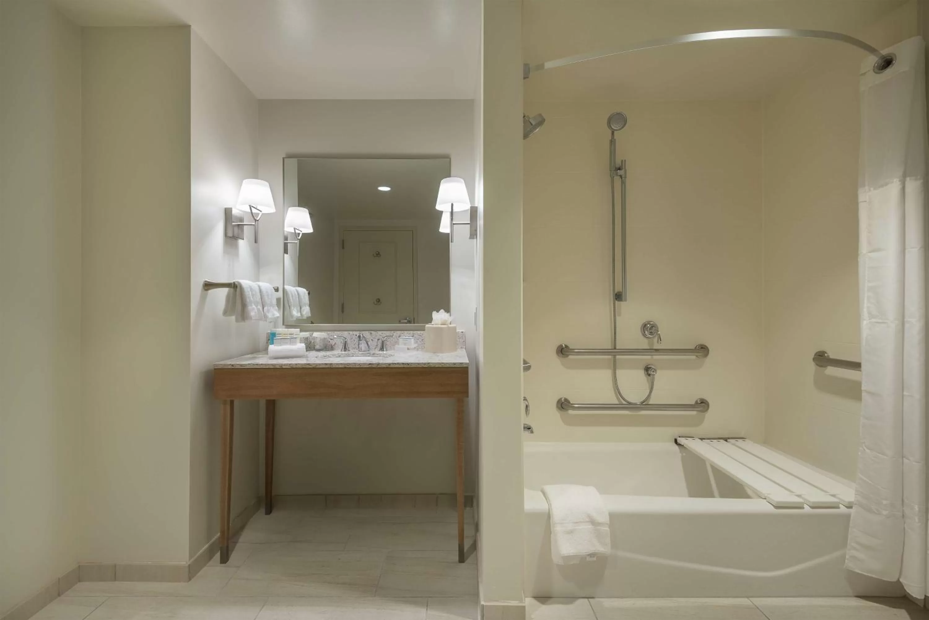 Bathroom in Homewood Suites by Hilton Miami Dolphin Mall