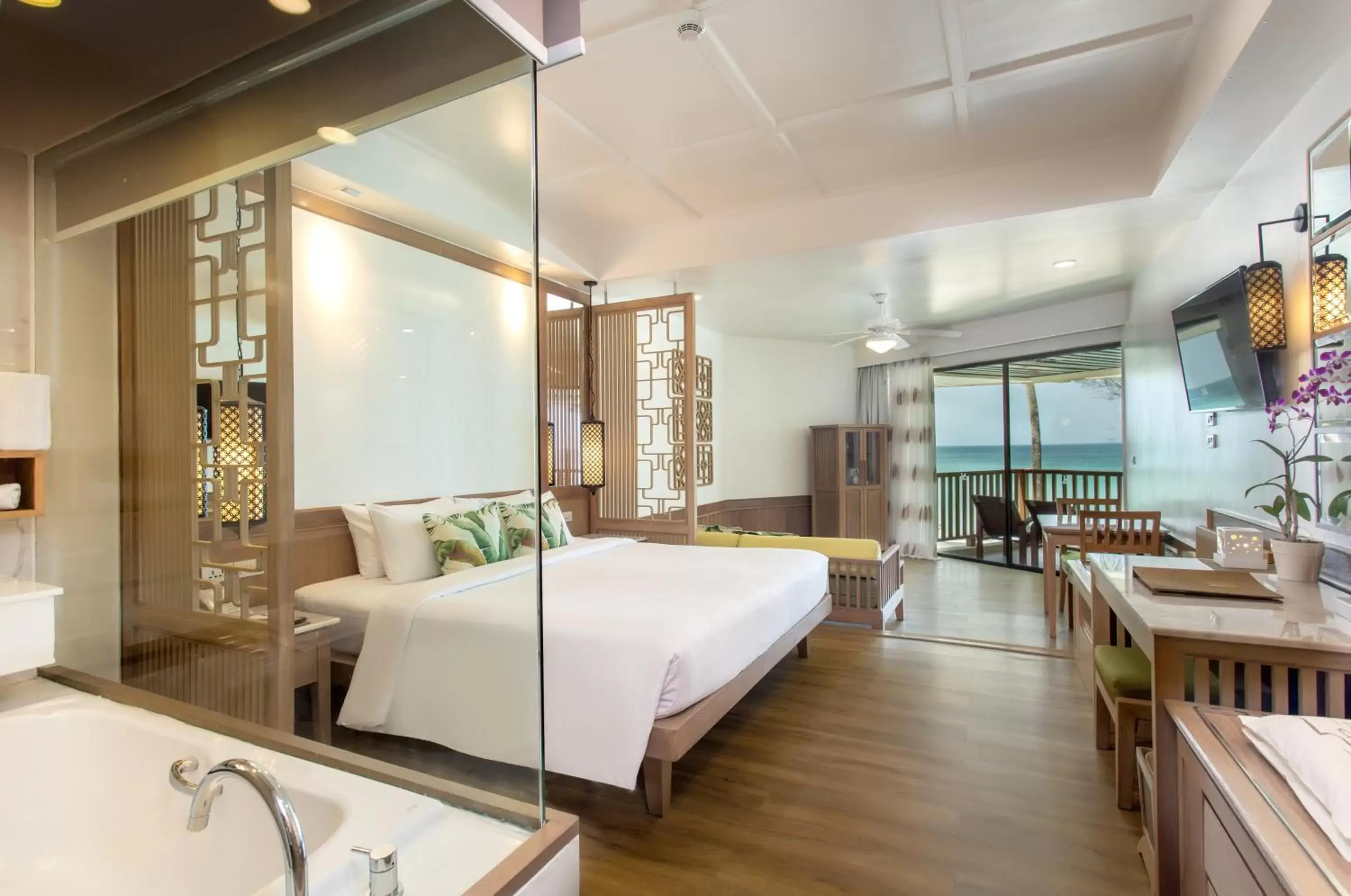 Bedroom in Katathani Phuket Beach Resort - SHA Extra Plus