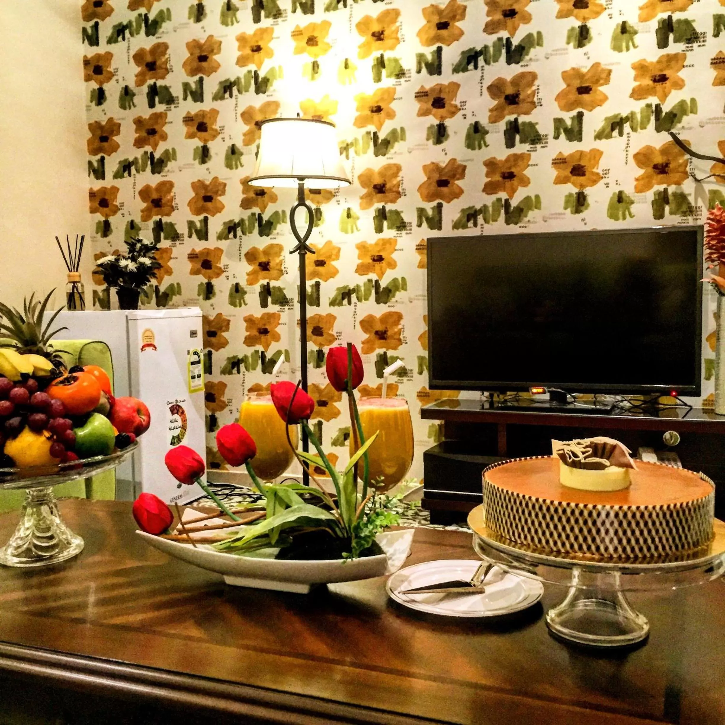 Living room in Holiday Season