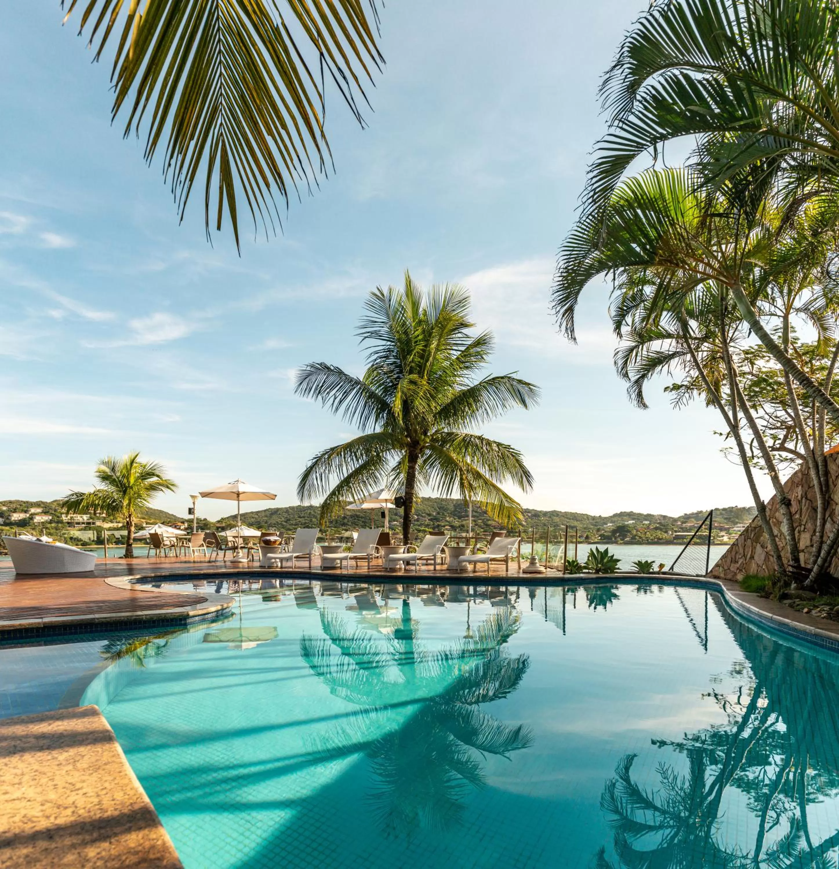 Pool view in Hotel Ferradura Private