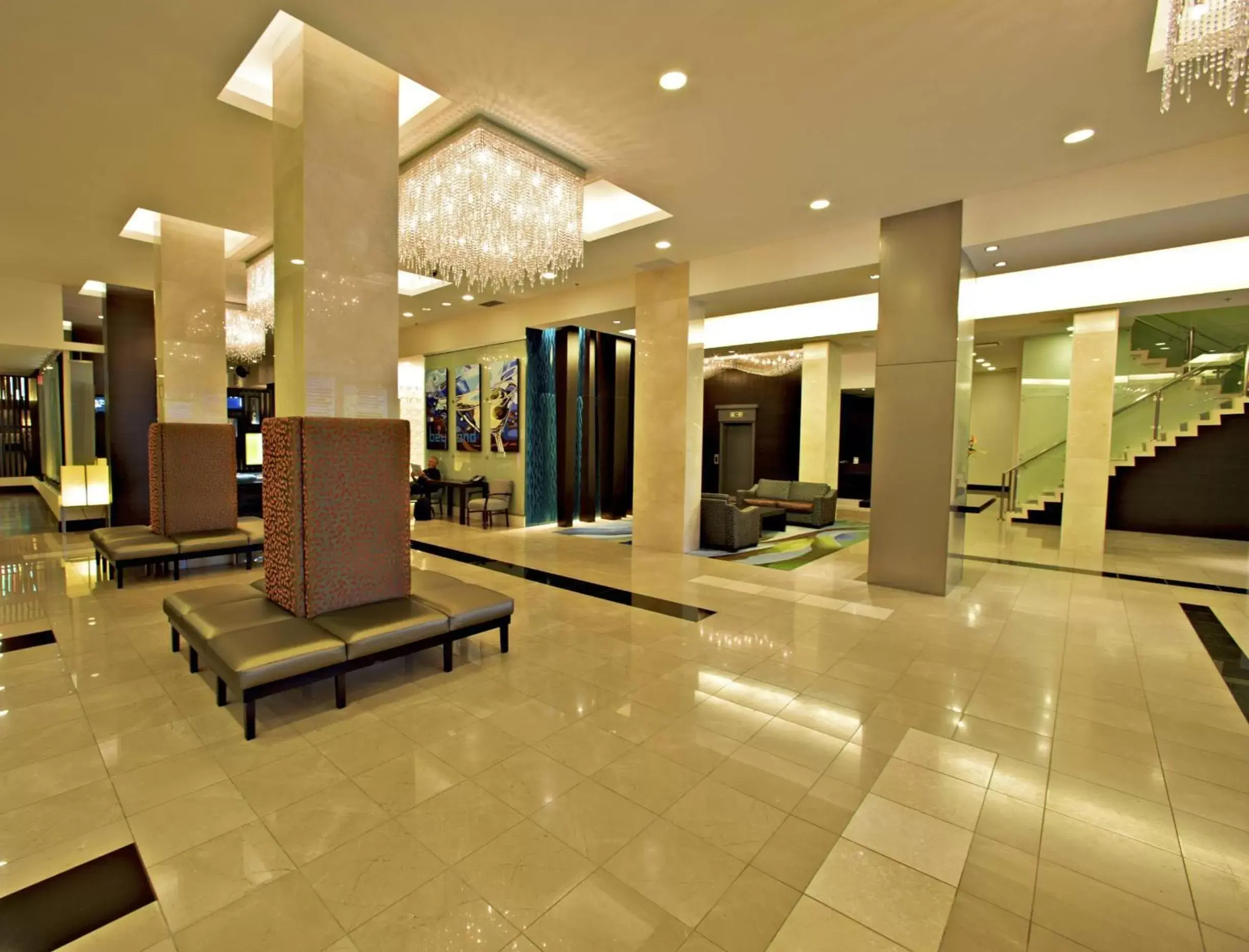 Lobby or reception in Century Plaza Hotel Lobby or reception in Century Plaza Hotel