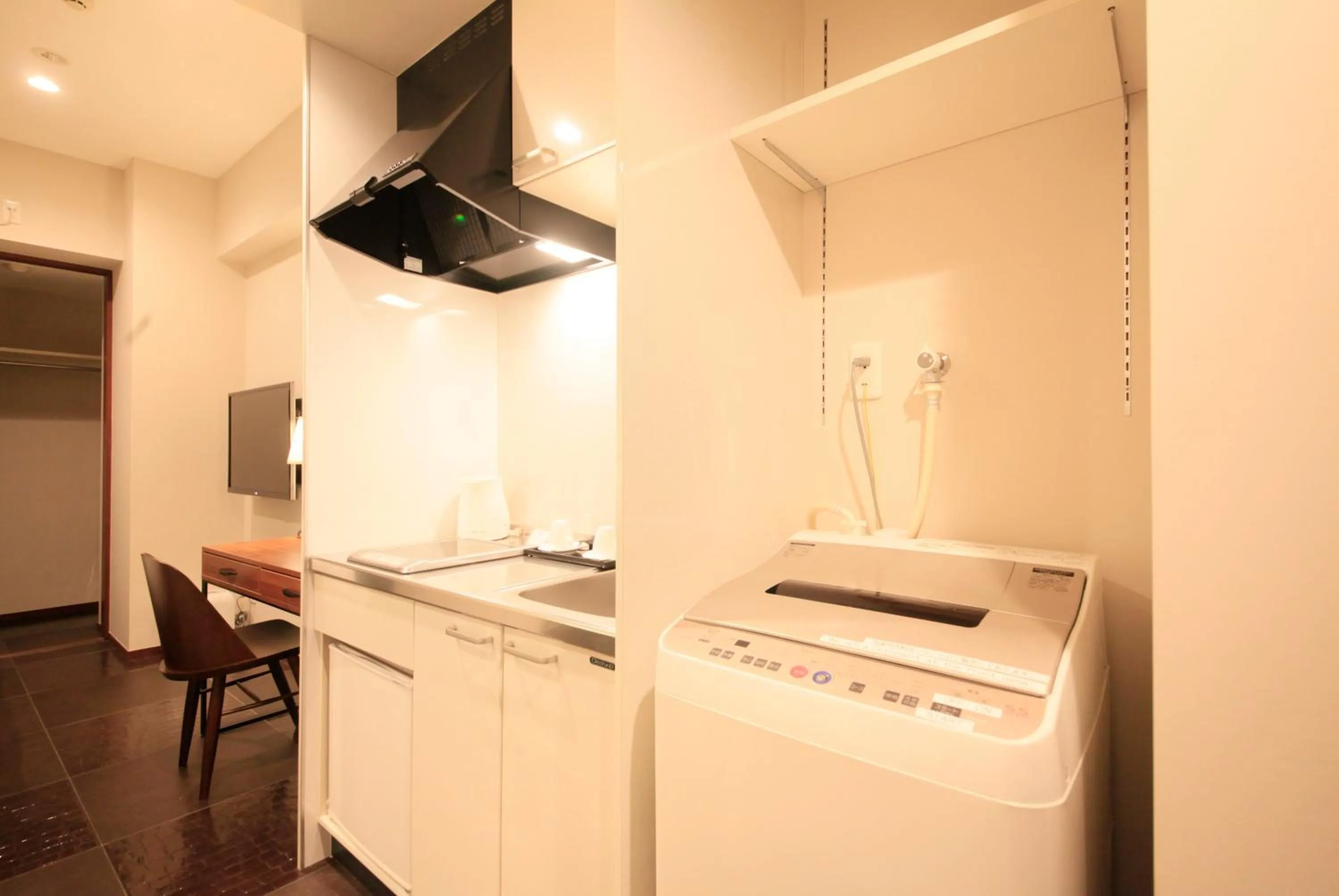 Kitchen or kitchenette in Centurion Hotel Residential Akasaka Station