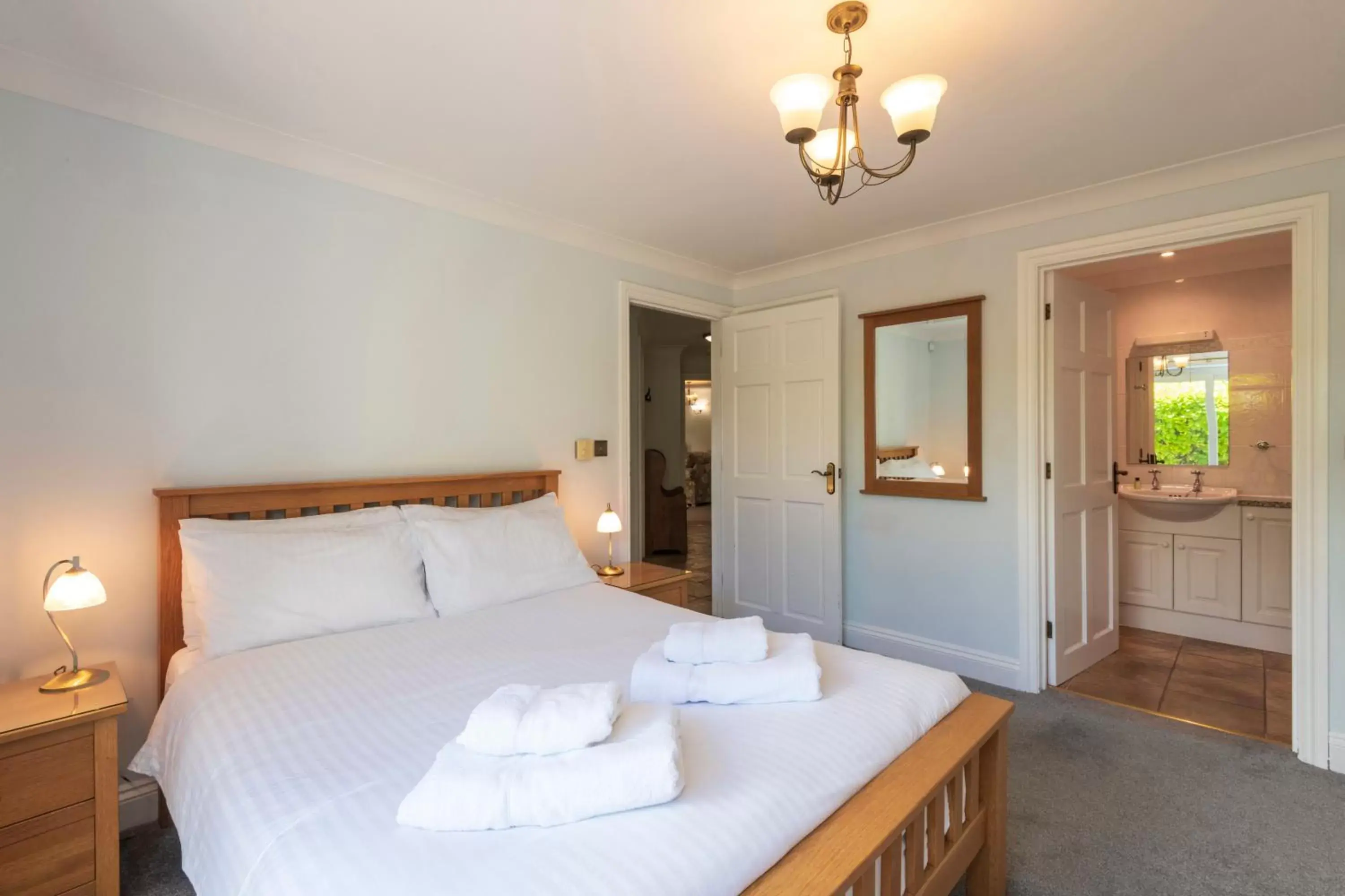Bed in Porth Veor Manor Villas & Apartments