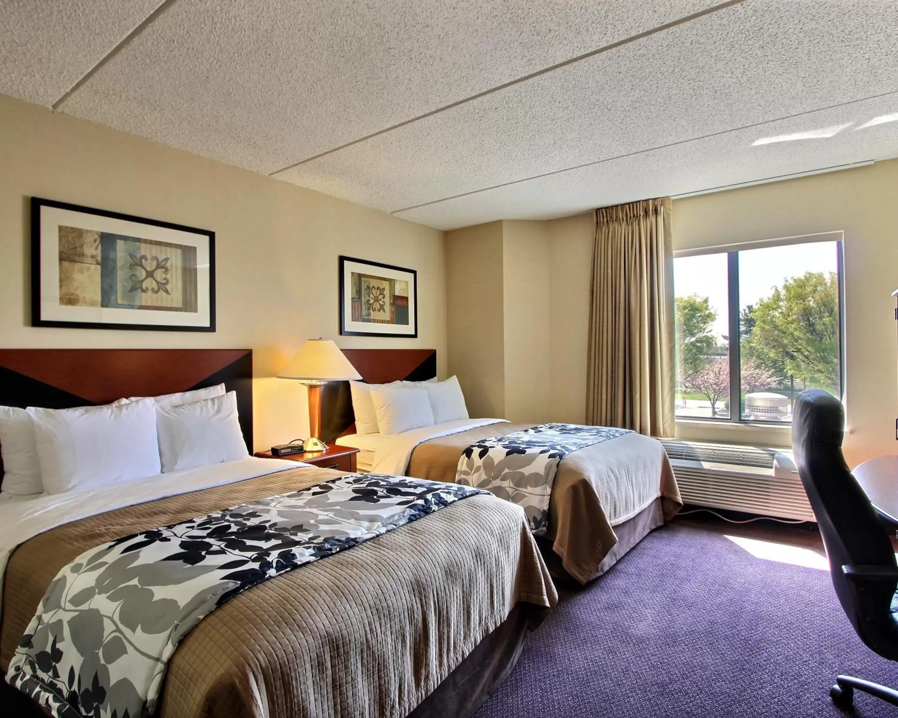 Double Room with Two Double Beds - Non-Smoking in Sleep Inn & Suites Mountville