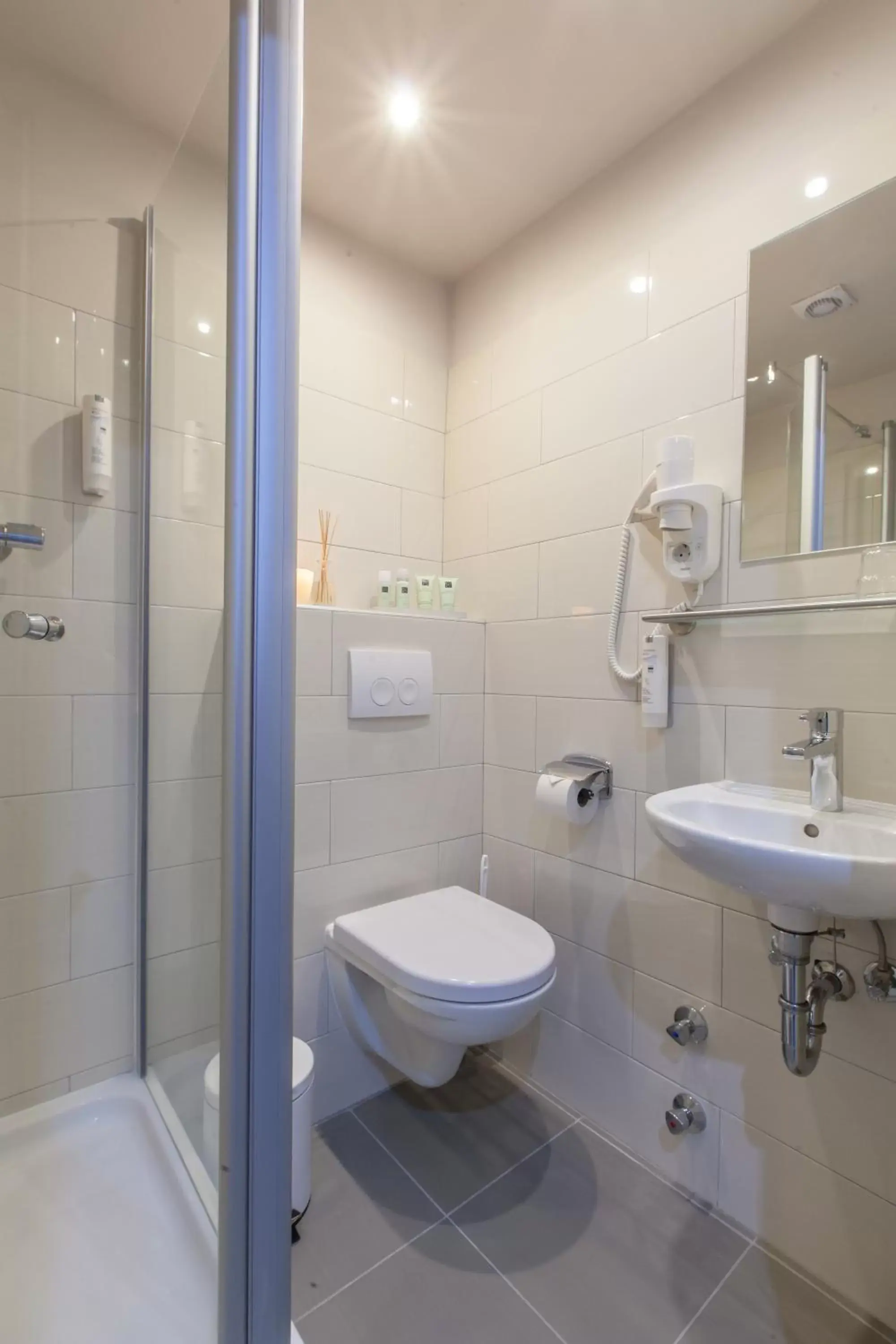 Bathroom in Hotel am Fjord