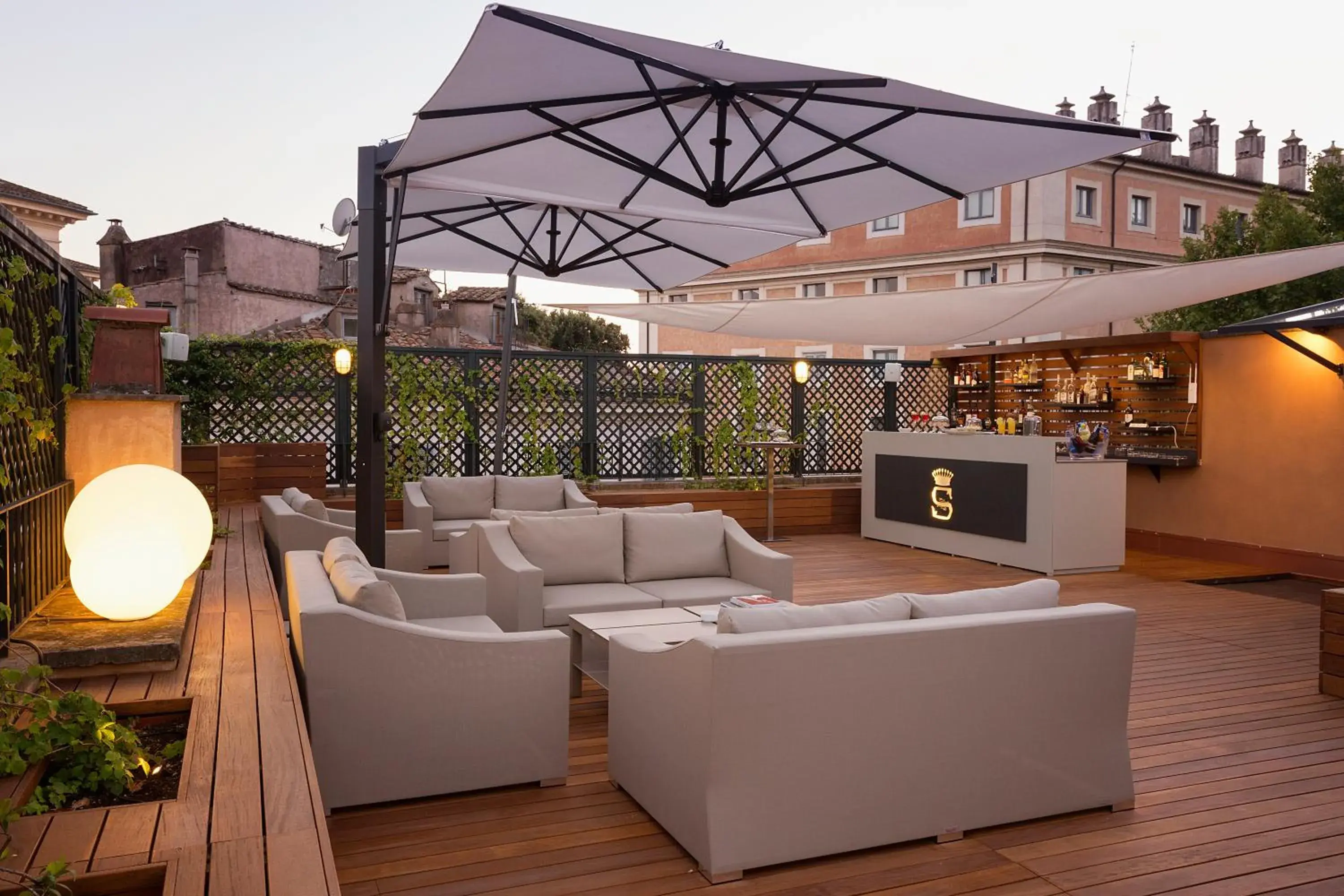 Balcony/Terrace, Lounge/Bar in Villa Spalletti Trivelli - Small Luxury Hotels of the World