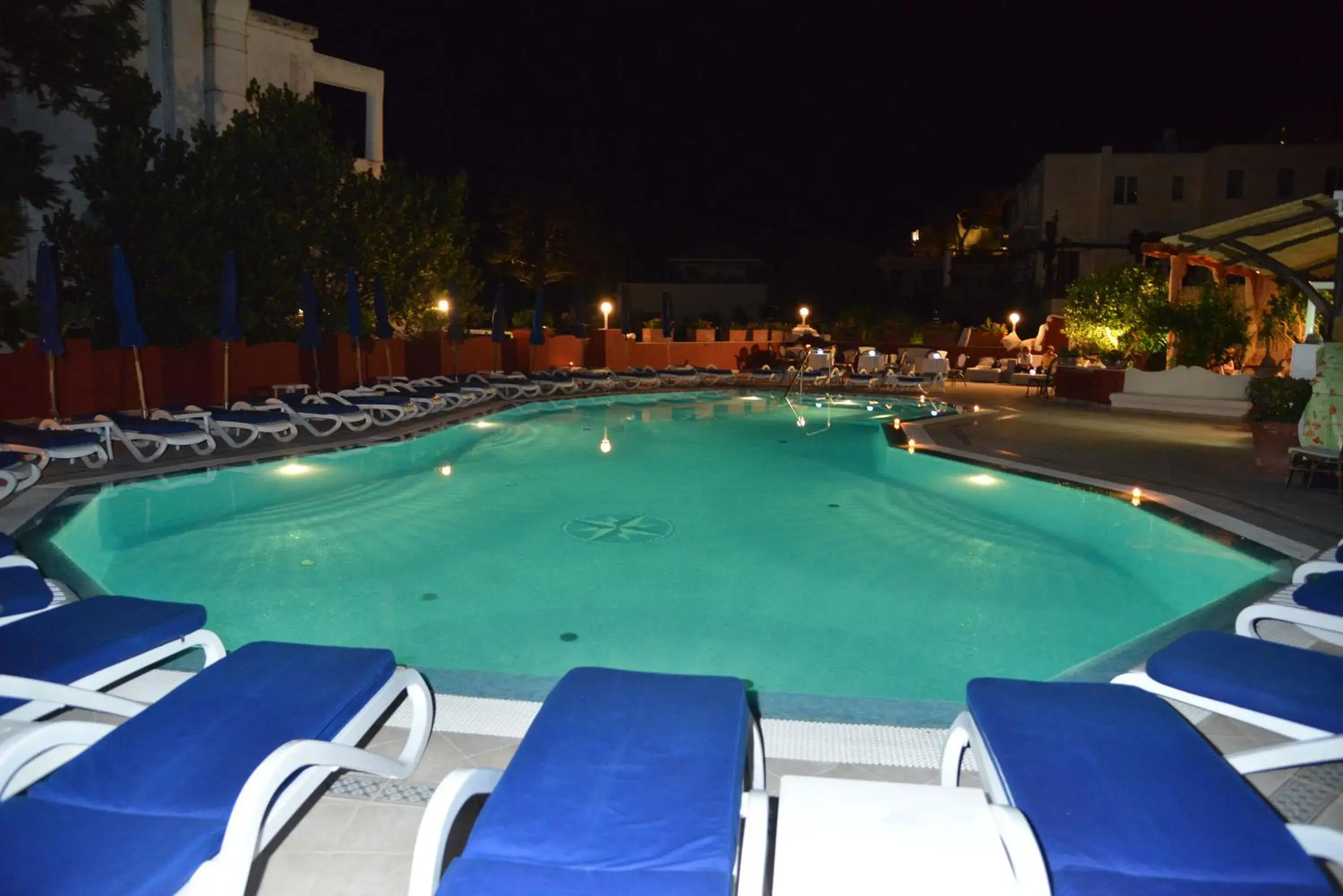 Night, Swimming Pool in Hotel San Felice