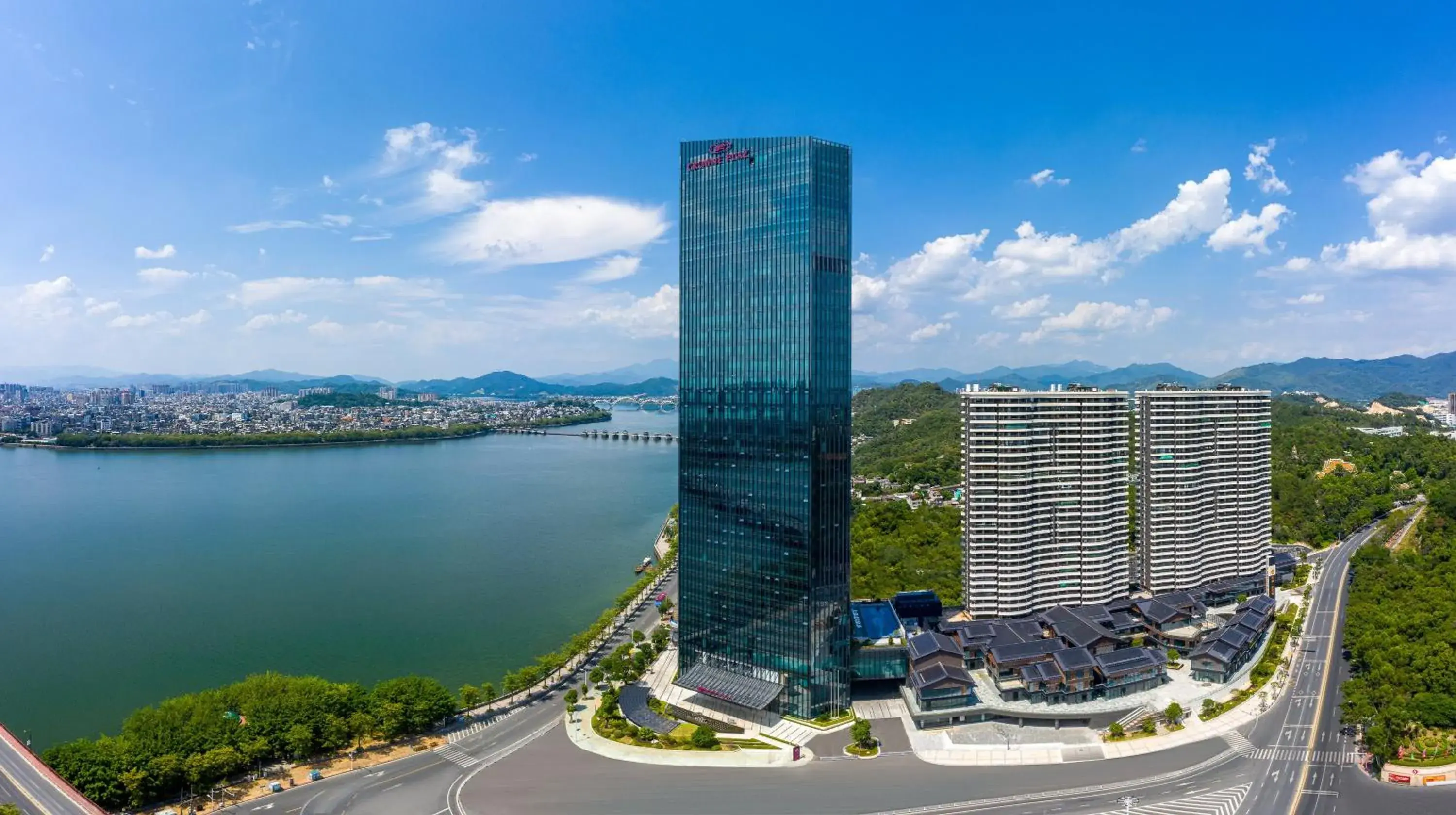 Property building, Bird's-eye View in Crowne Plaza Chaozhou Riverside, an IHG Hotel