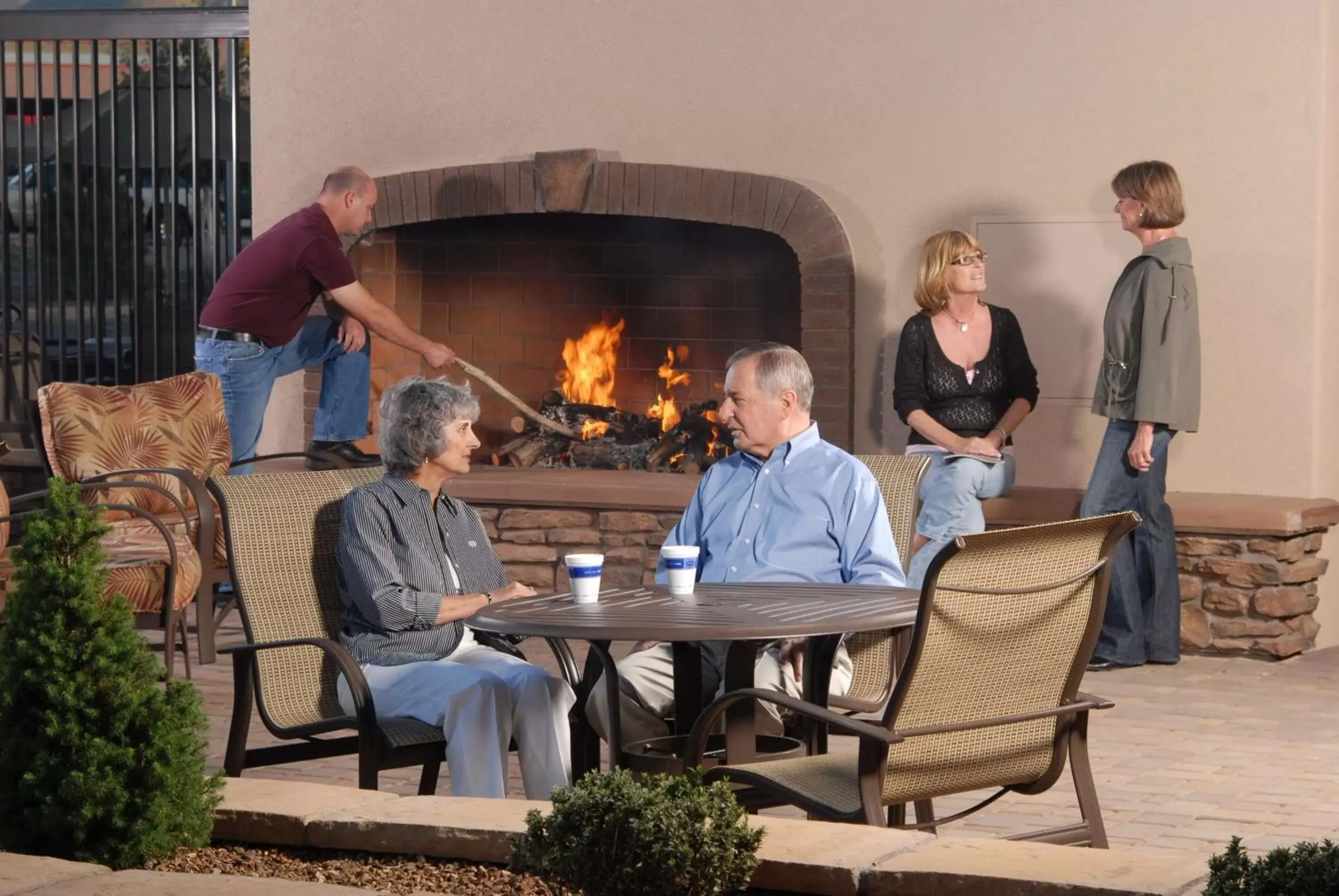 Patio in Hampton Inn & Suites Prescott Valley