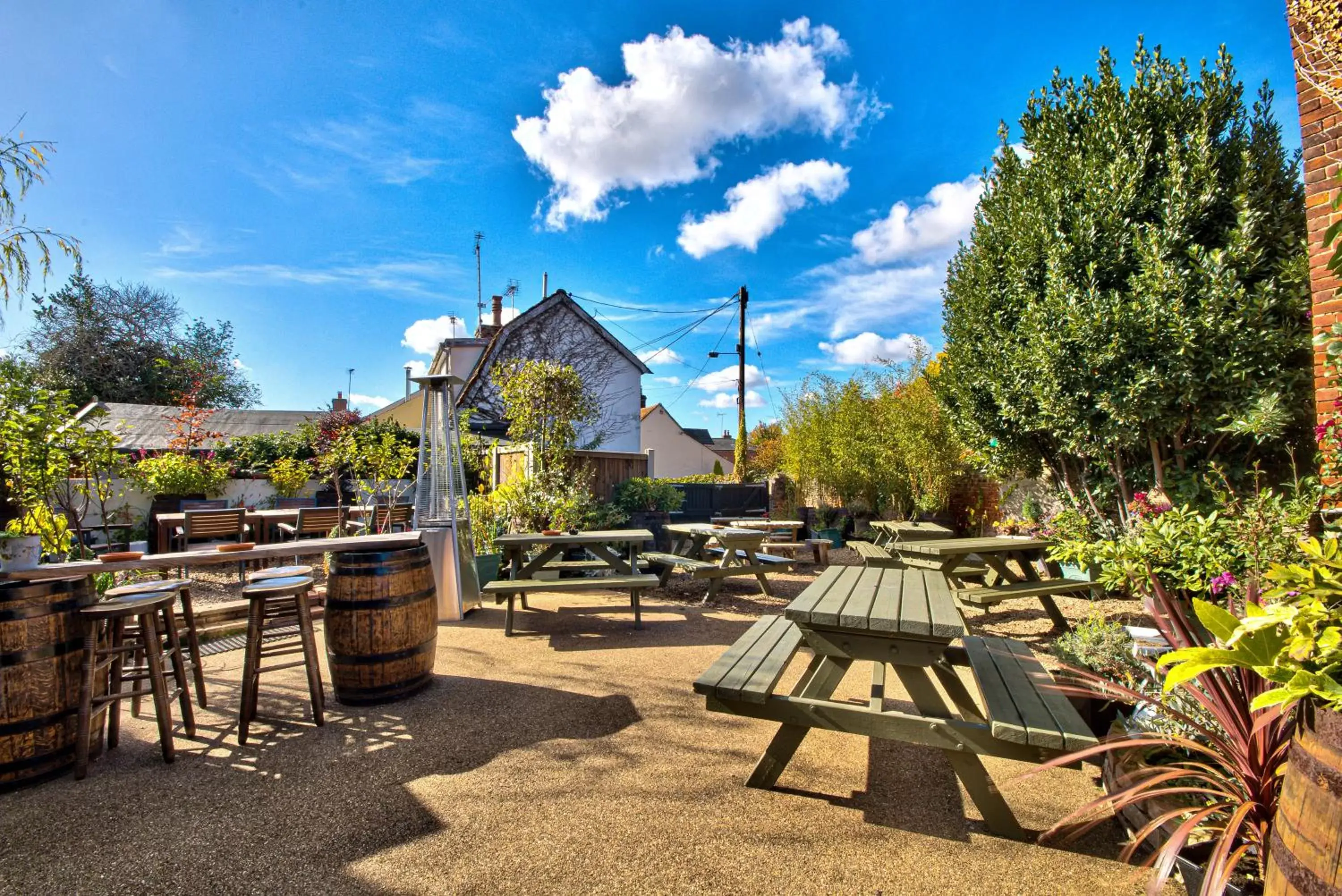 Garden in The Woolpack Inn