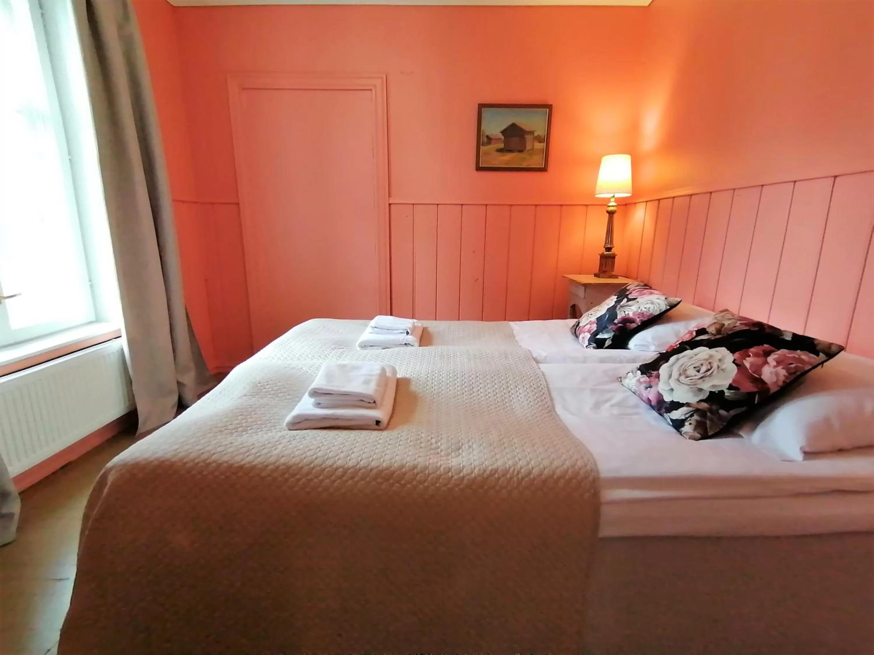 Bed in Haapala Brewery restaurant and accommodation